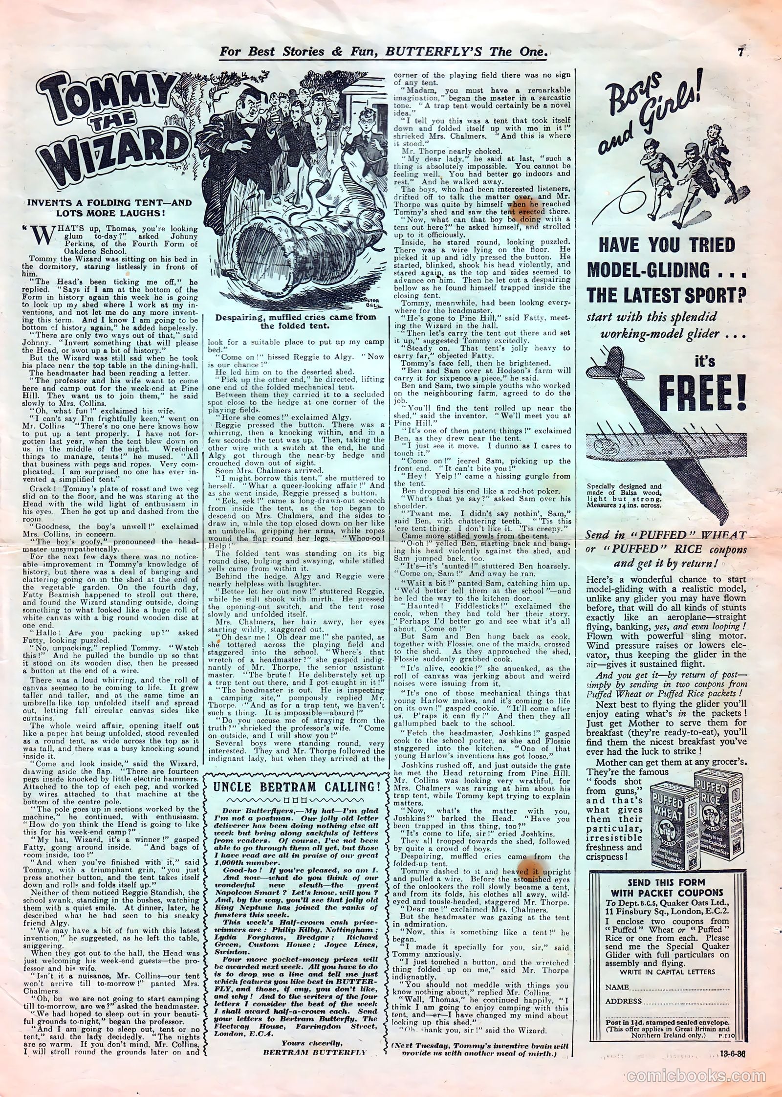 Butterfly #1001 (1936) — page 6 of 7
