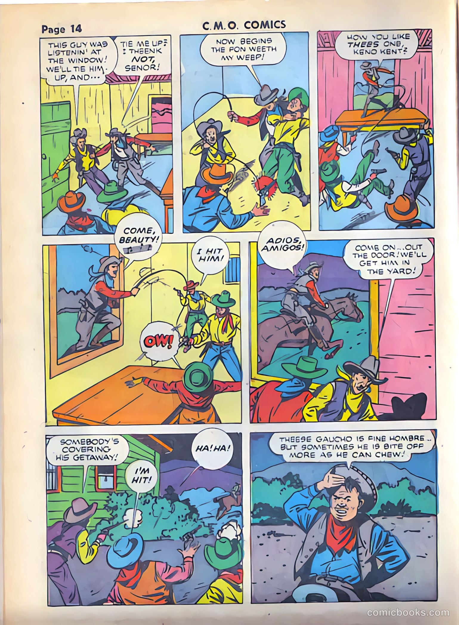 C-M-O Comics #2 (1942) — page 16 of 52
