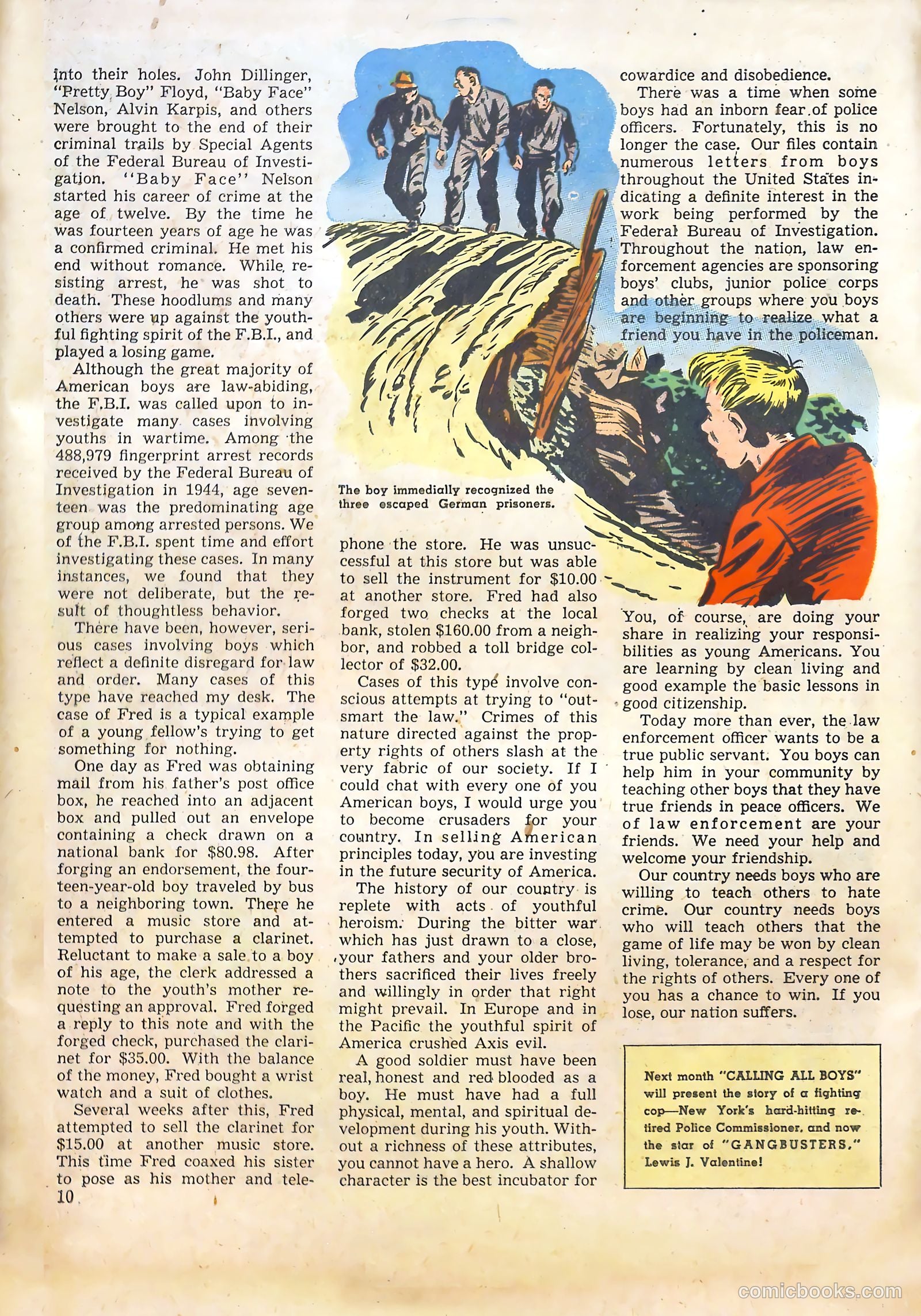 Calling All Boys #1 (1946) — page 10 of 61