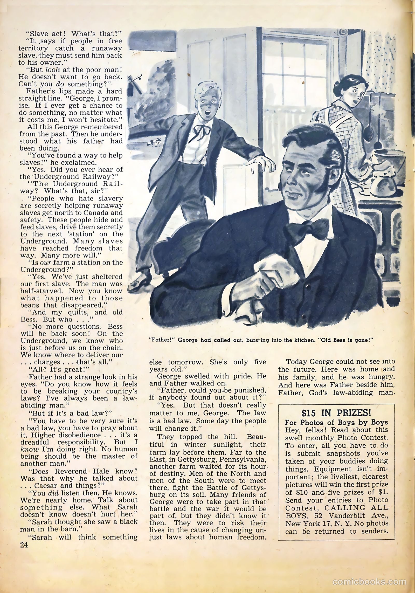Calling All Boys #1 (1946) — page 24 of 61