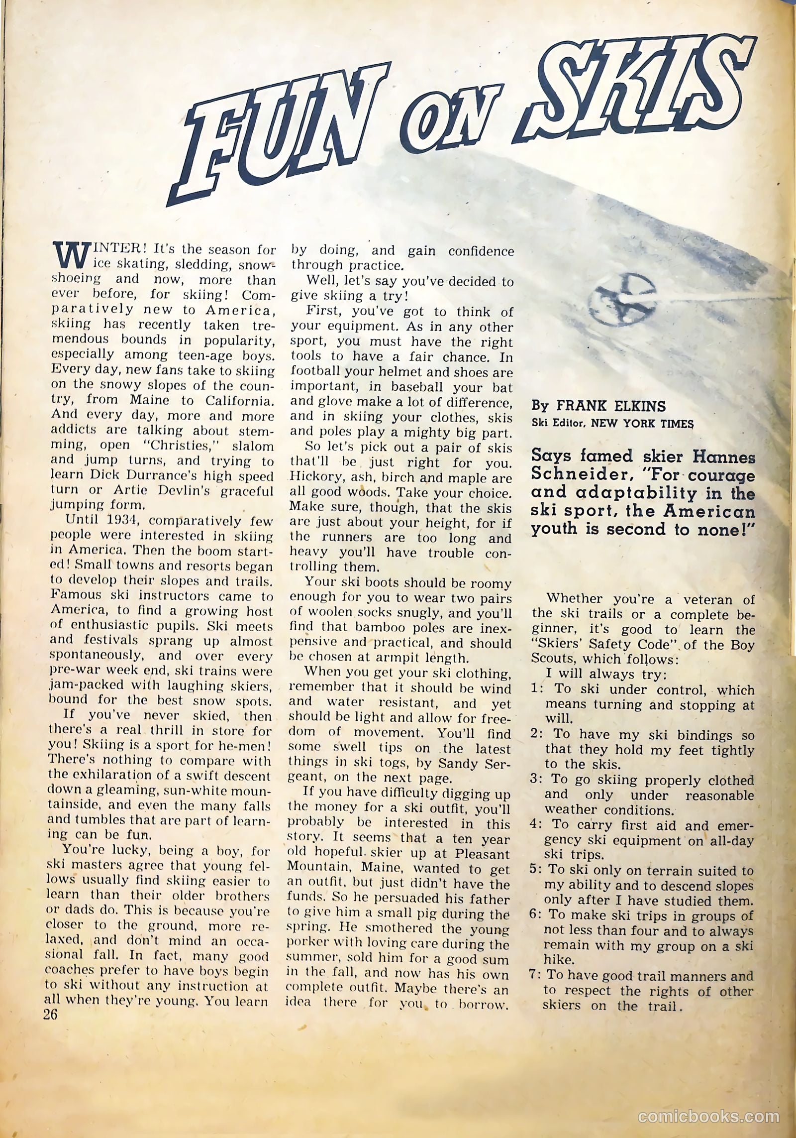 Calling All Boys #1 (1946) — page 26 of 61