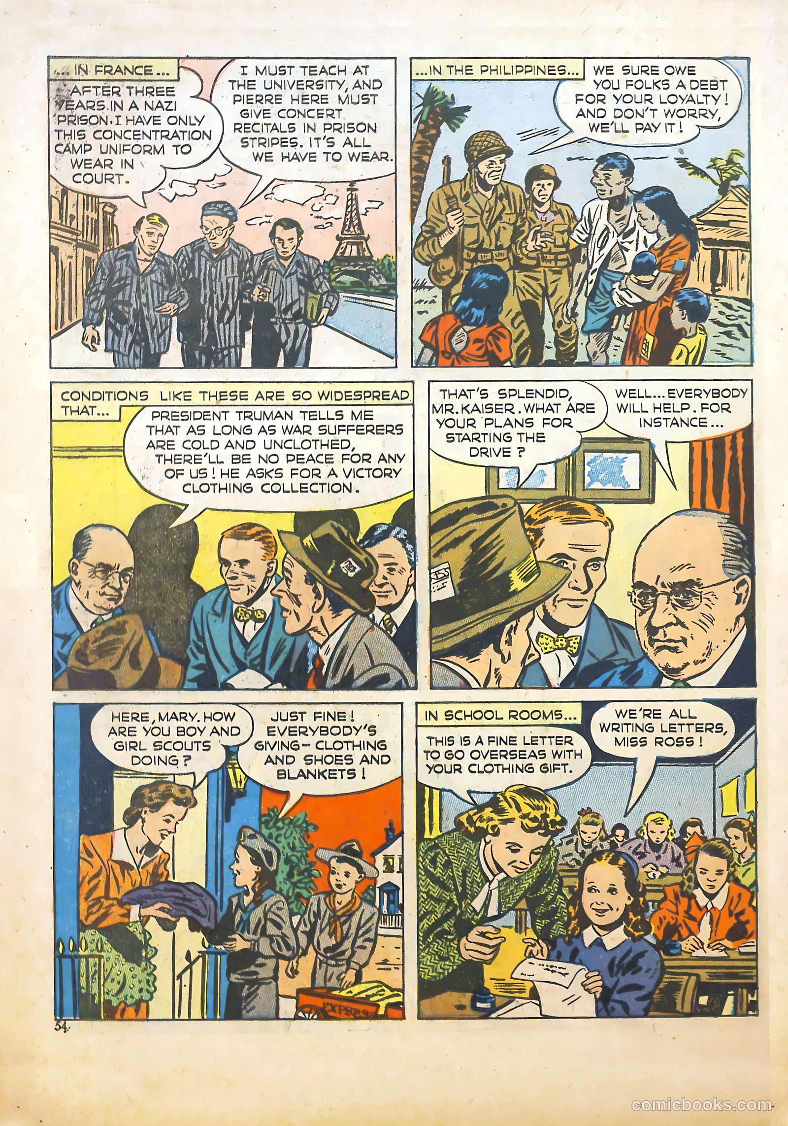 Calling All Boys #1 (1946) — page 54 of 61