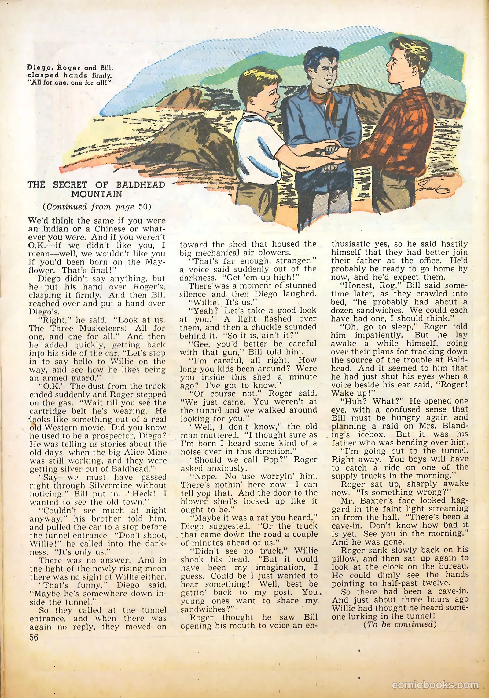 Calling All Boys #1 (1946) — page 56 of 61