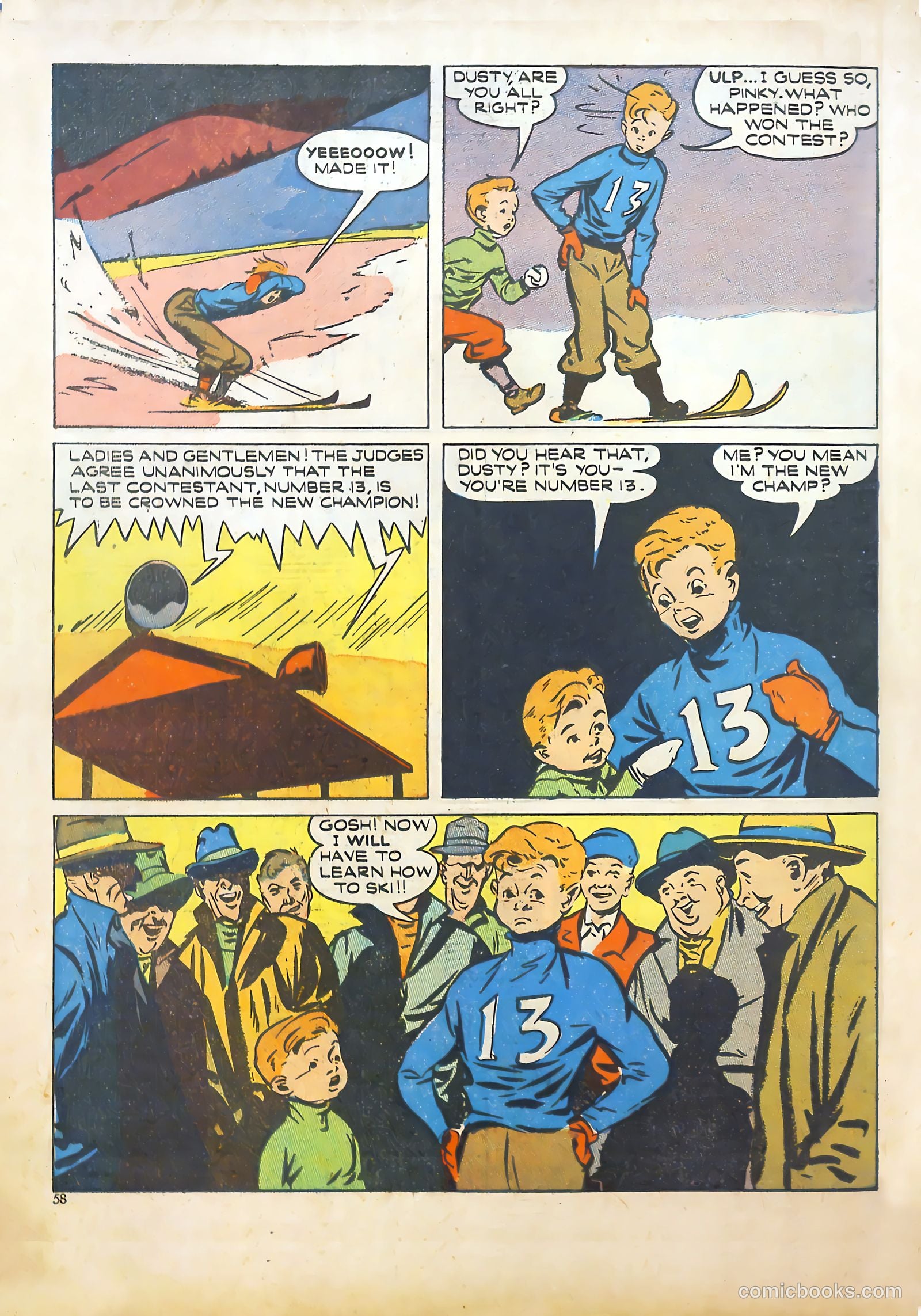Calling All Boys #1 (1946) — page 58 of 61