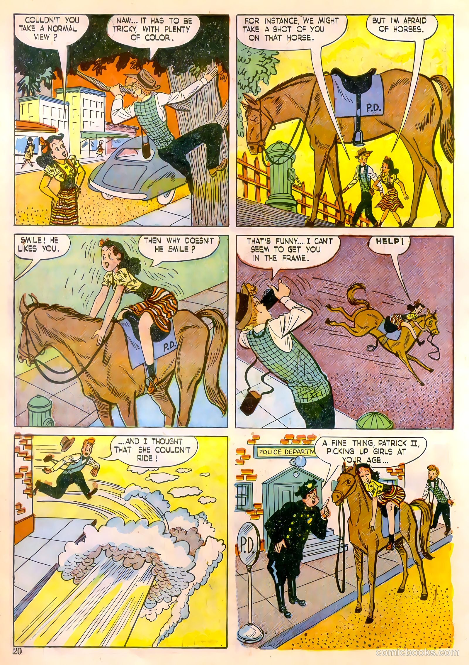 Calling All Boys #10 (1947) — page 20 of 52