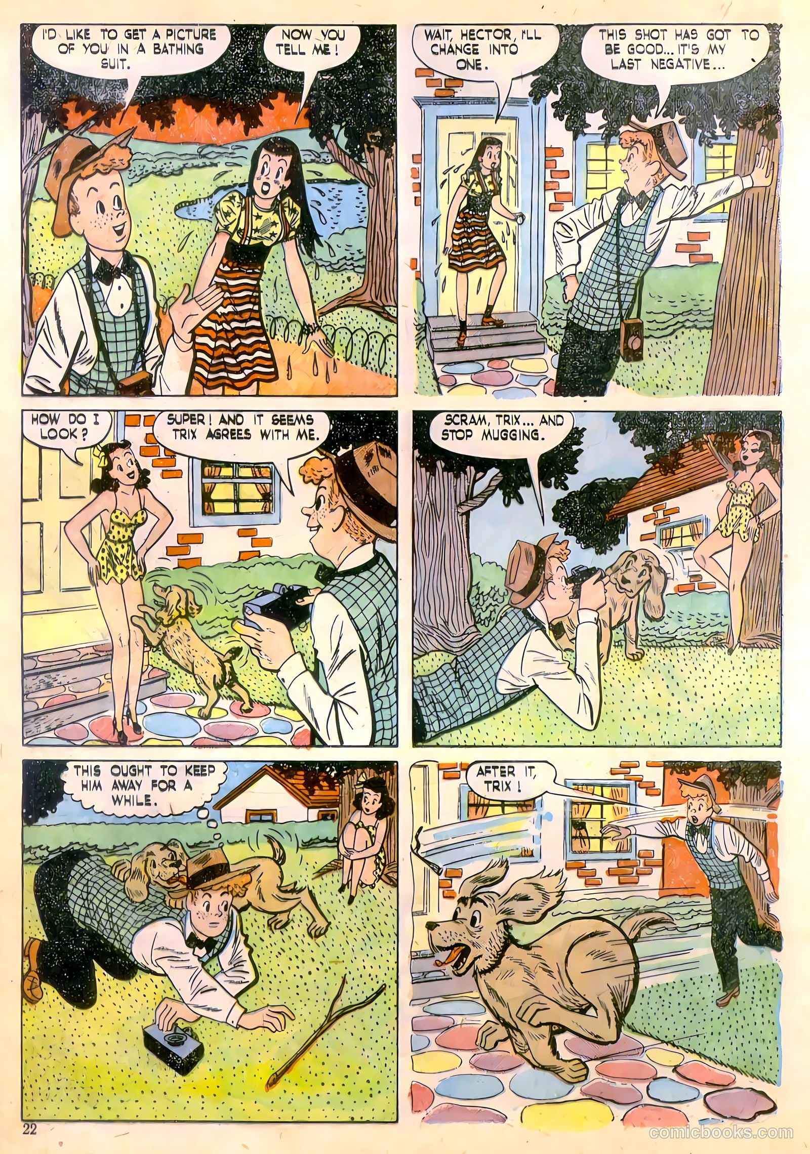 Calling All Boys #10 (1947) — page 22 of 52