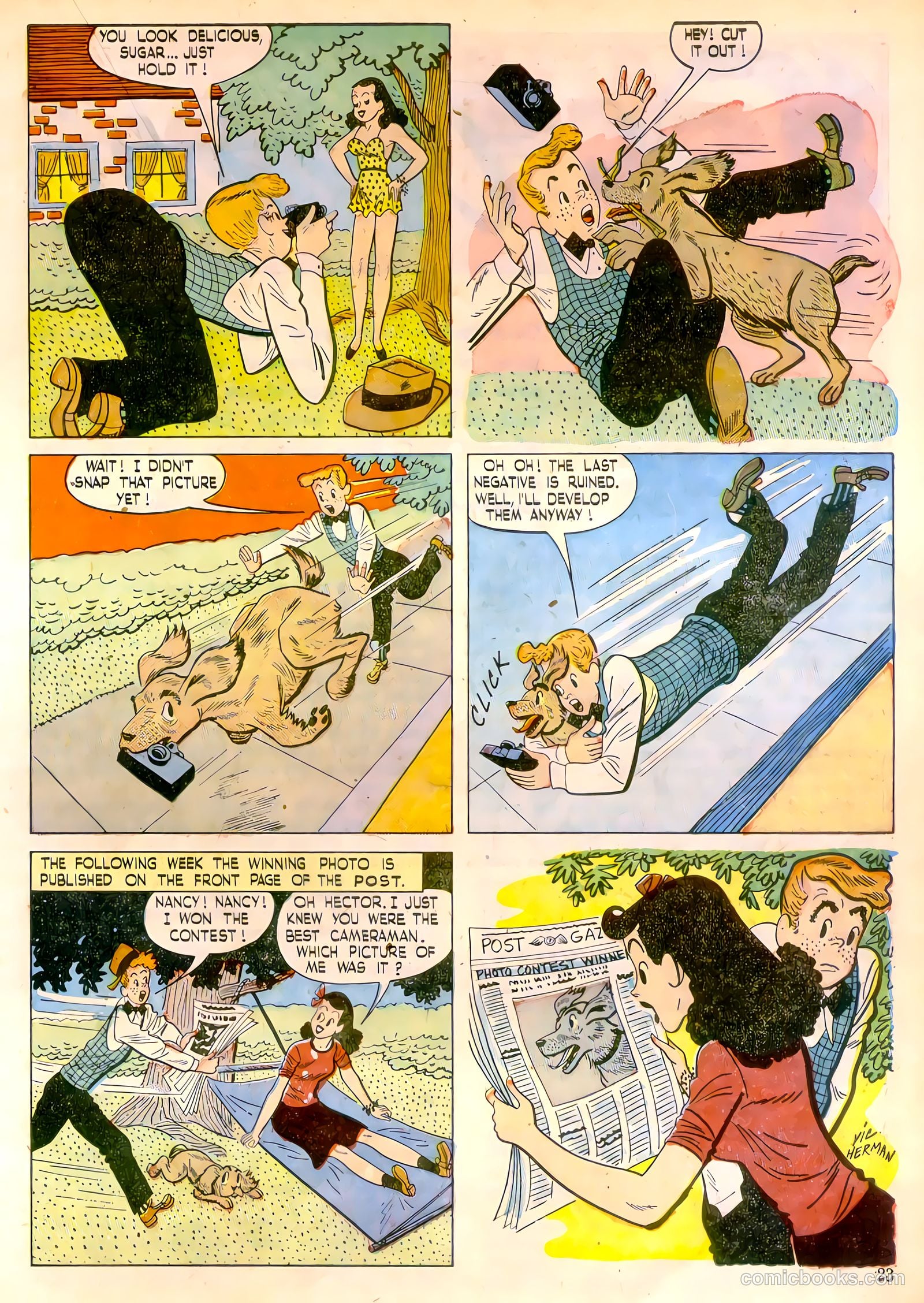 Calling All Boys #10 (1947) — page 23 of 52