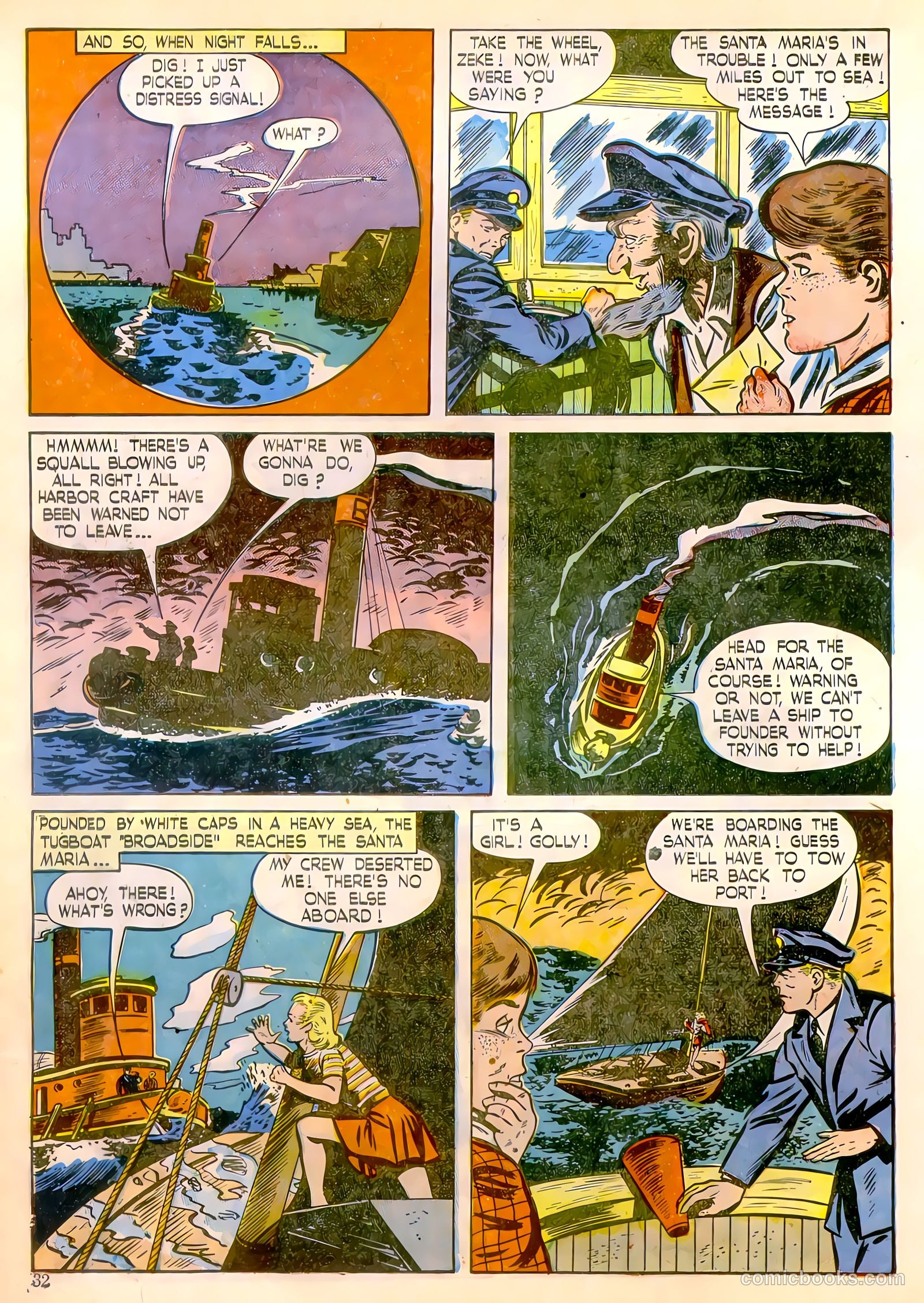 Calling All Boys #10 (1947) — page 32 of 52