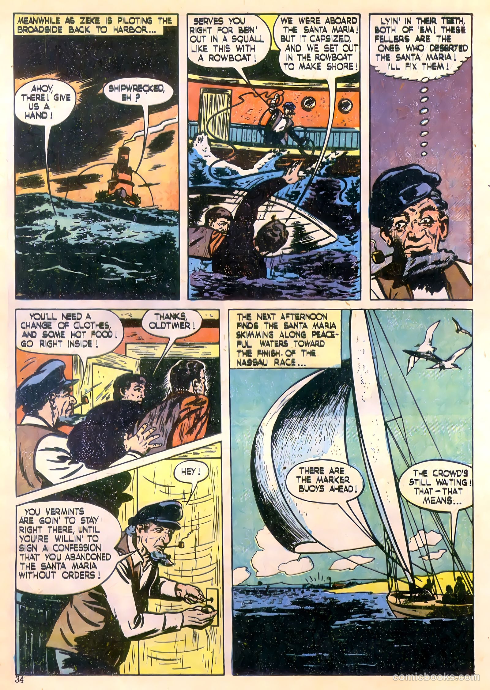 Calling All Boys #10 (1947) — page 34 of 52
