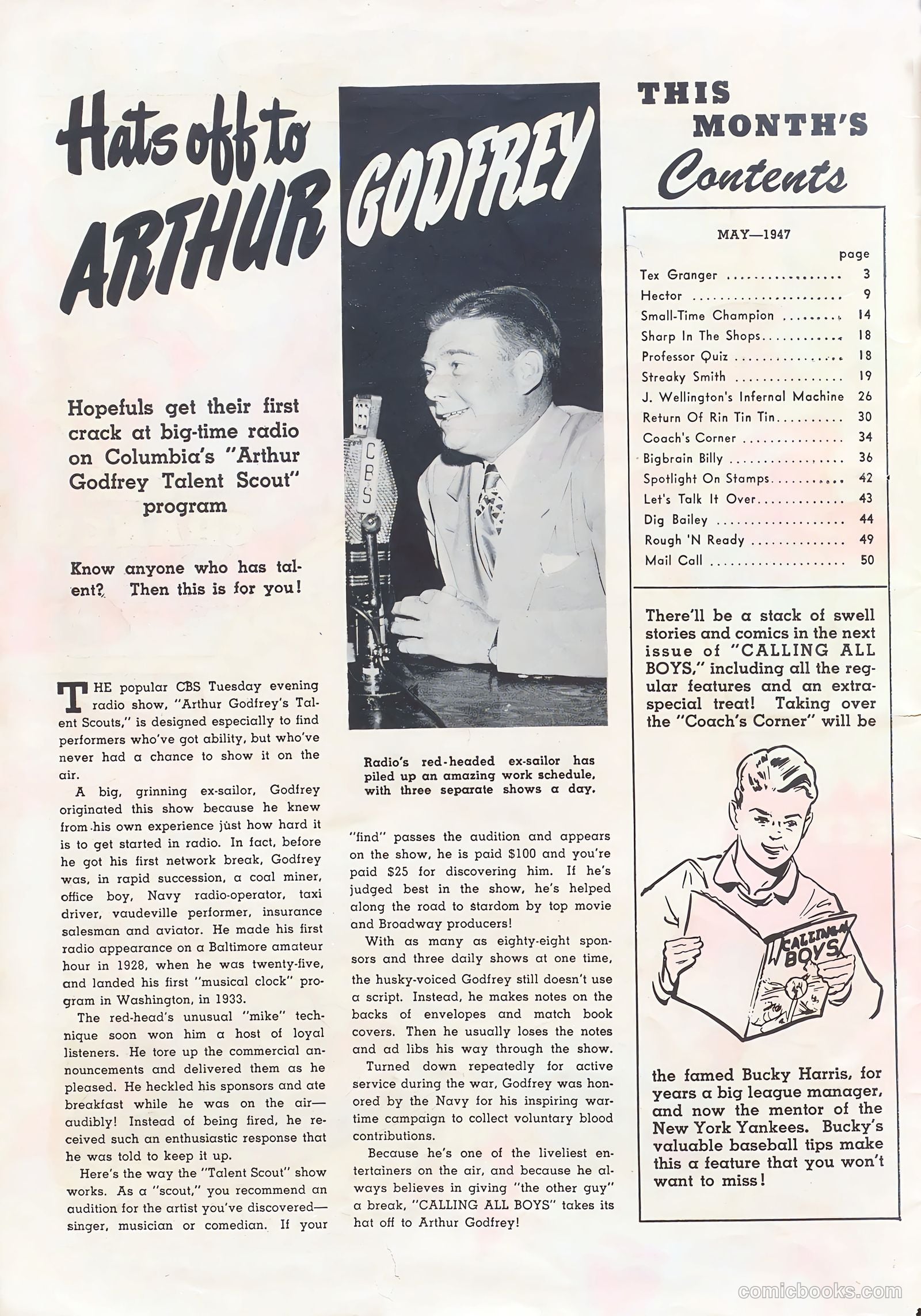 Calling All Boys #11 (1947) — page 2 of 51