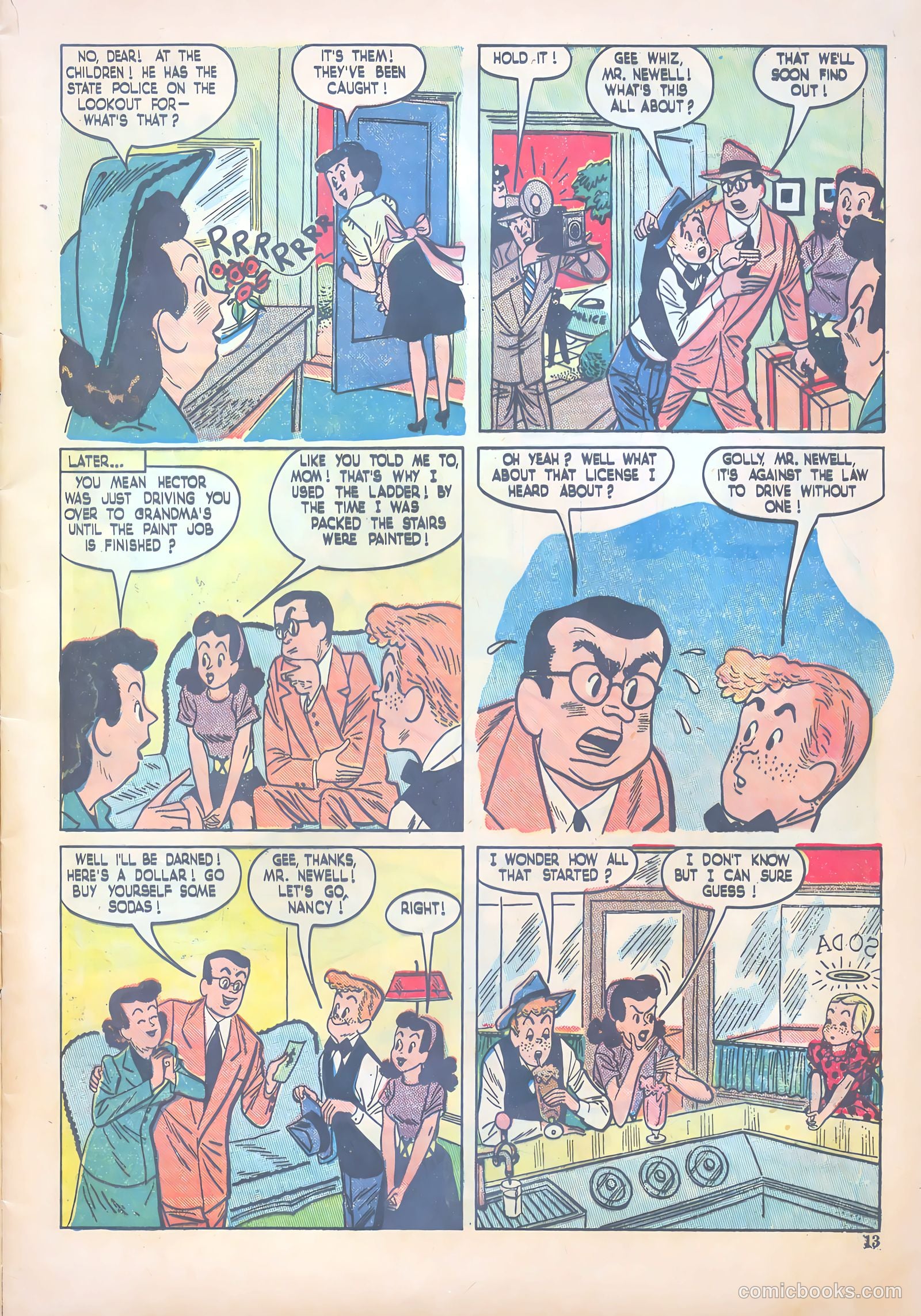 Calling All Boys #11 (1947) — page 13 of 51