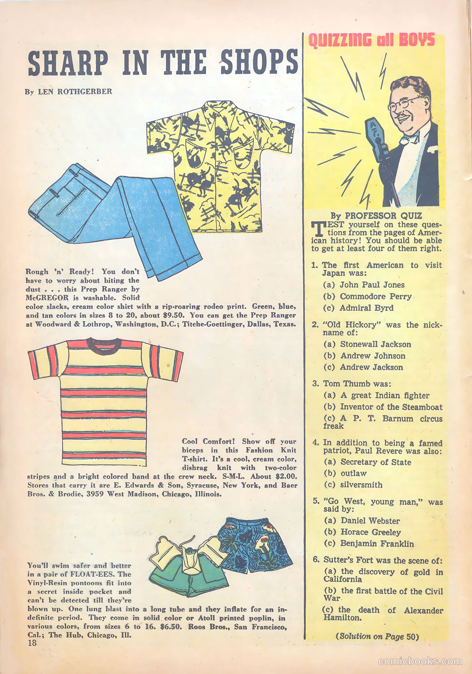 Calling All Boys #11 (1947) — page 18 of 51