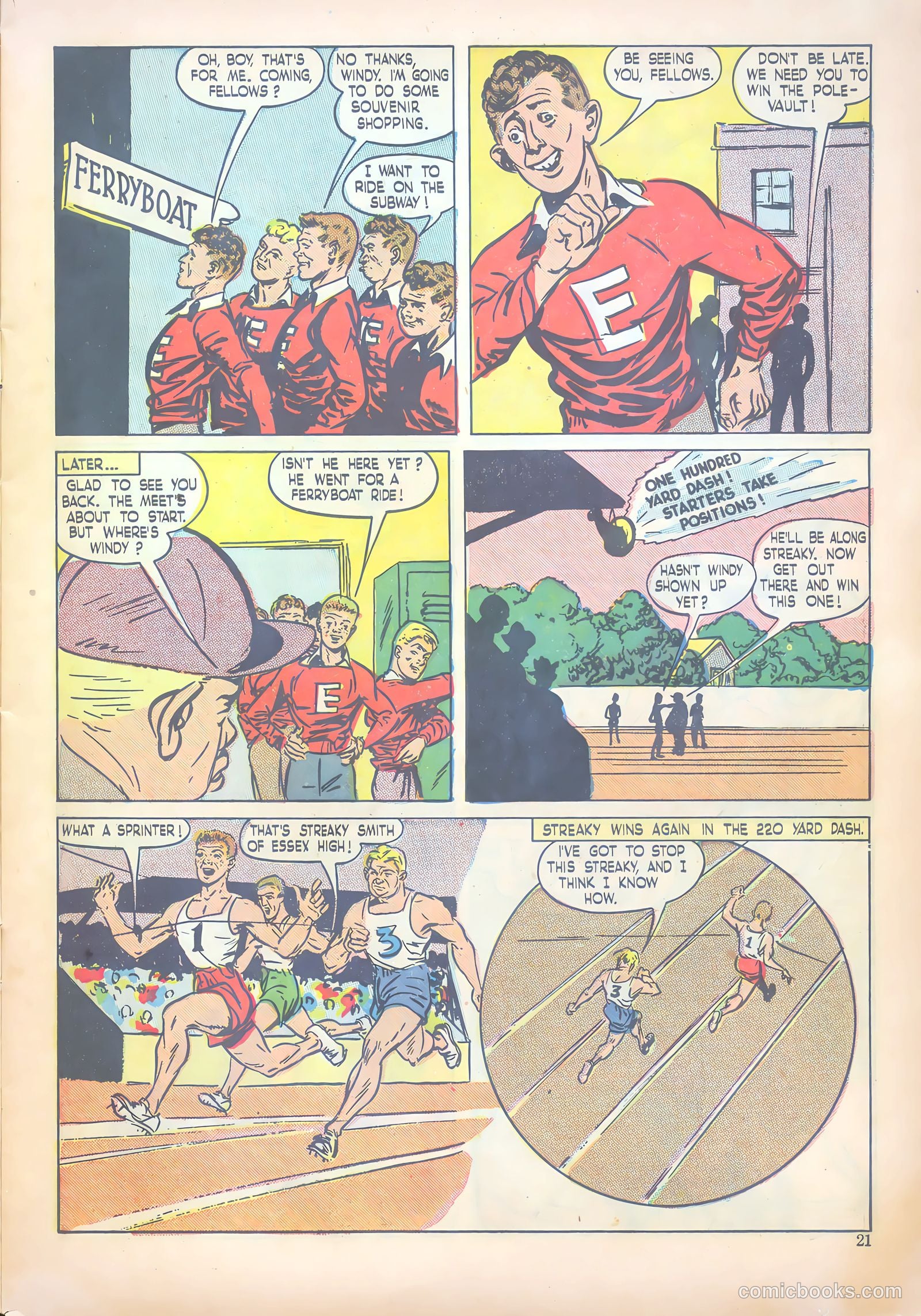 Calling All Boys #11 (1947) — page 21 of 51