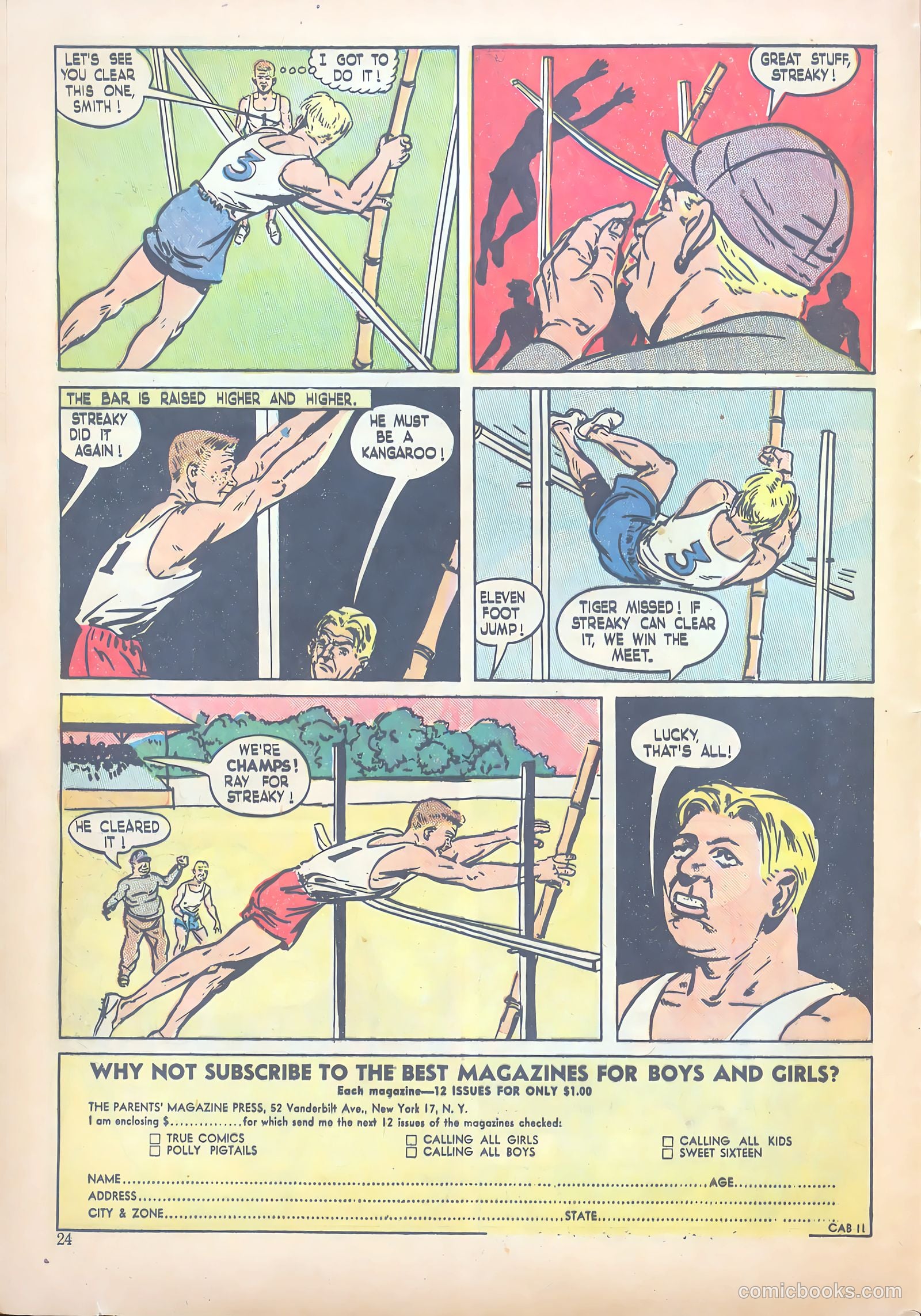 Calling All Boys #11 (1947) — page 24 of 51