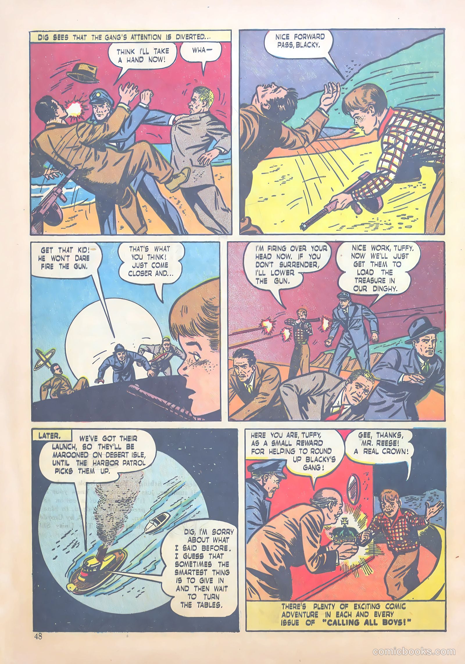 Calling All Boys #11 (1947) — page 47 of 51