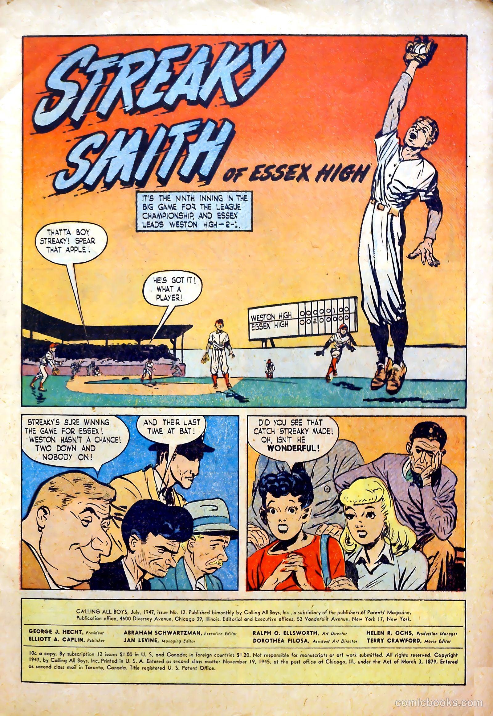 Calling All Boys #12 (1947) — page 3 of 34