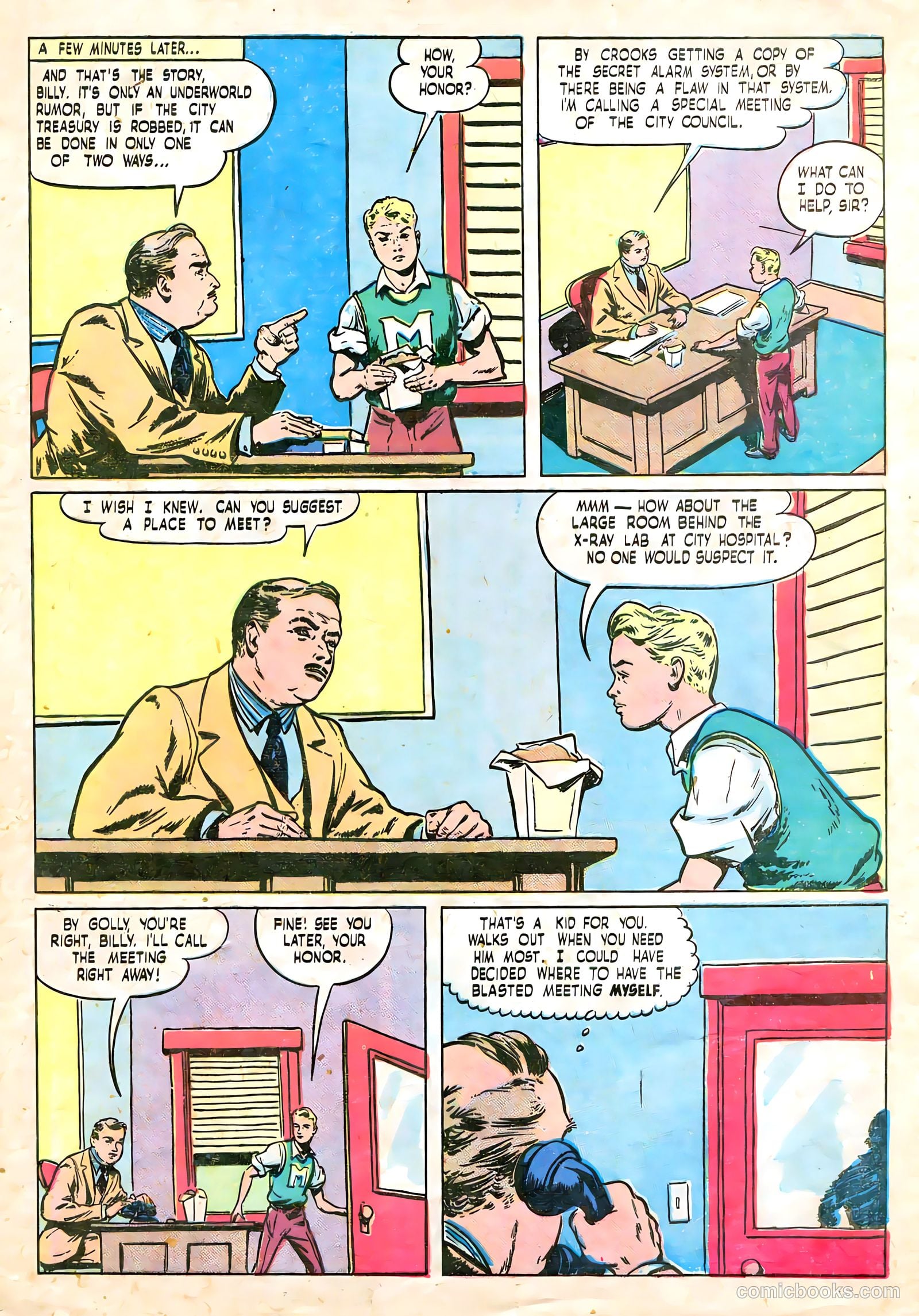 Calling All Boys #13 (1947) — page 31 of 36