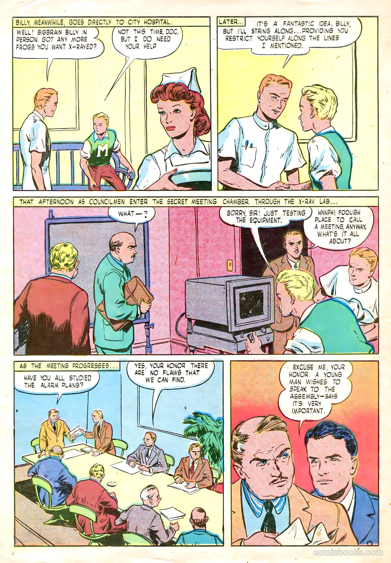 Calling All Boys #13 (1947) — page 32 of 36