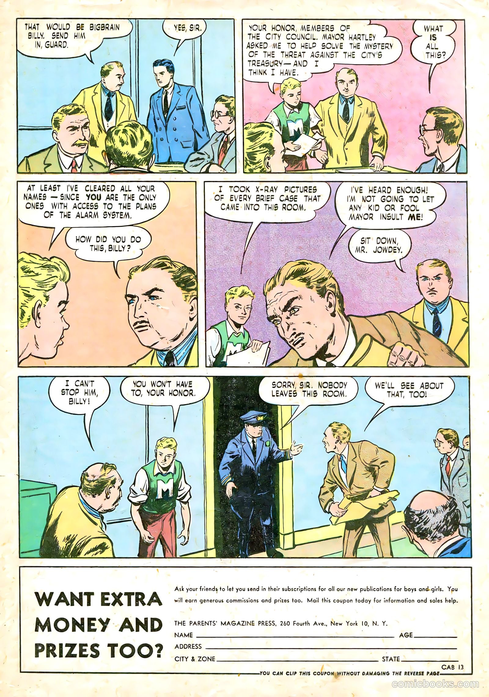 Calling All Boys #13 (1947) — page 33 of 36
