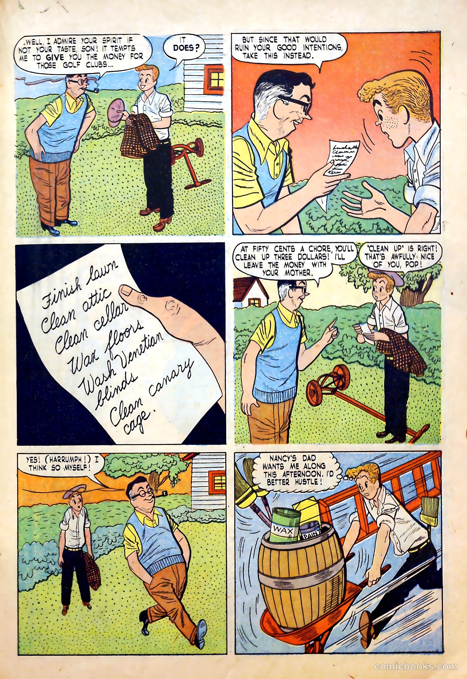 Calling All Boys #14 (1947) — page 19 of 37