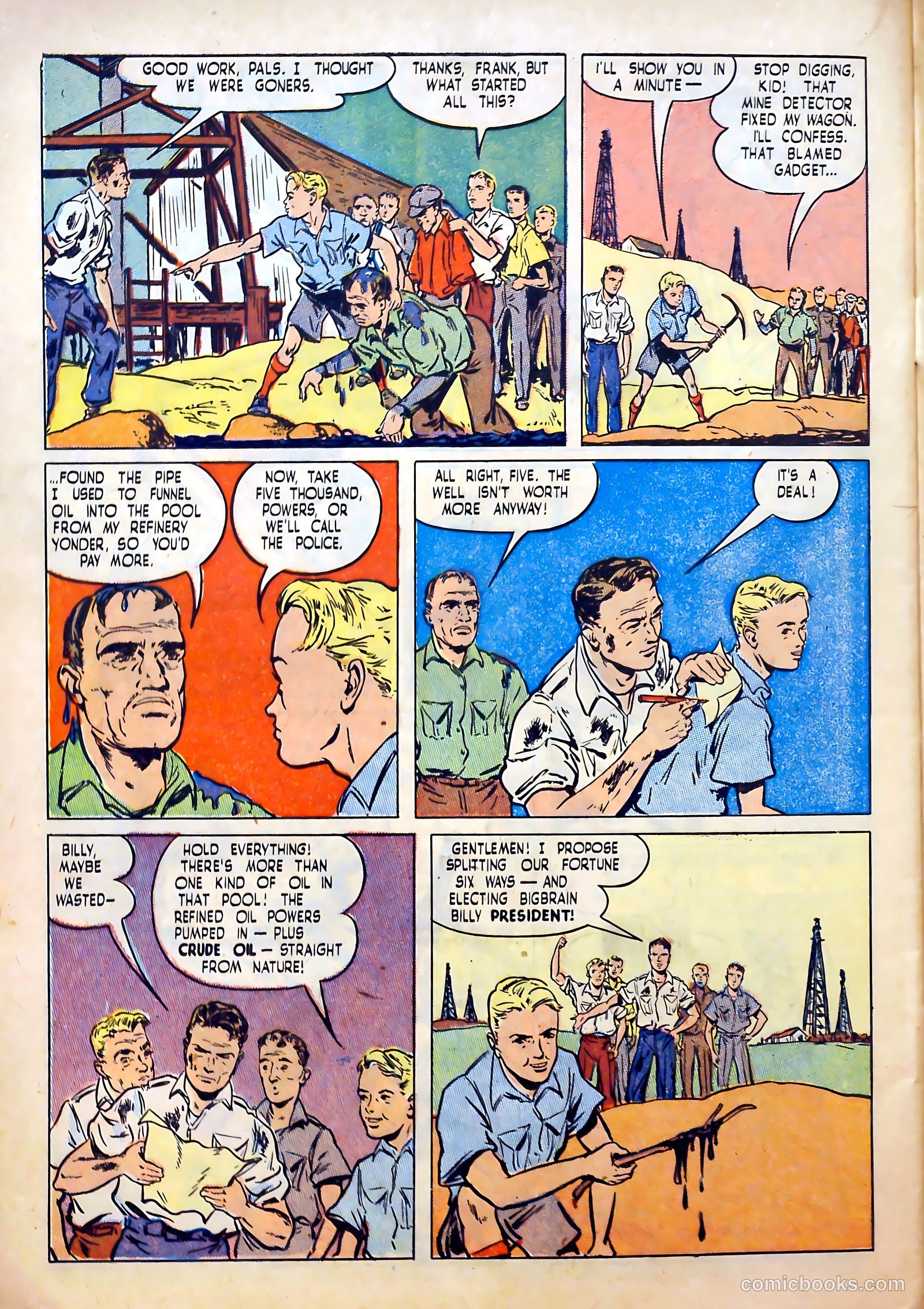 Calling All Boys #14 (1947) — page 32 of 37