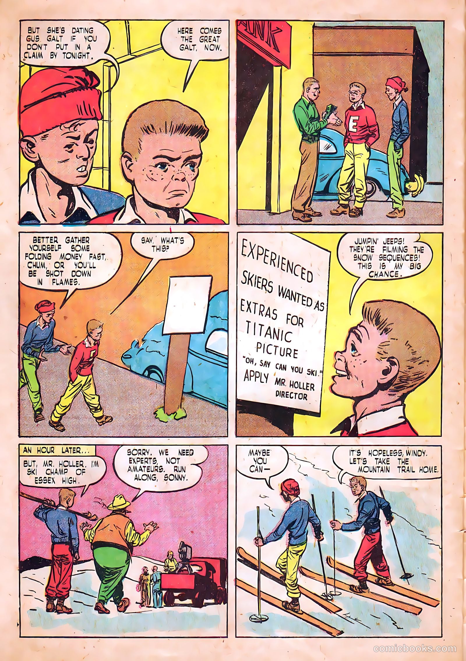 Calling All Boys #15 (1948) — page 32 of 38