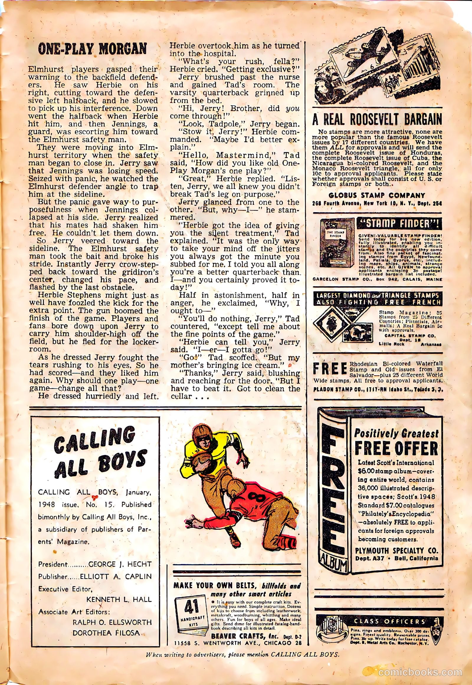 Calling All Boys #15 (1948) — page 35 of 38