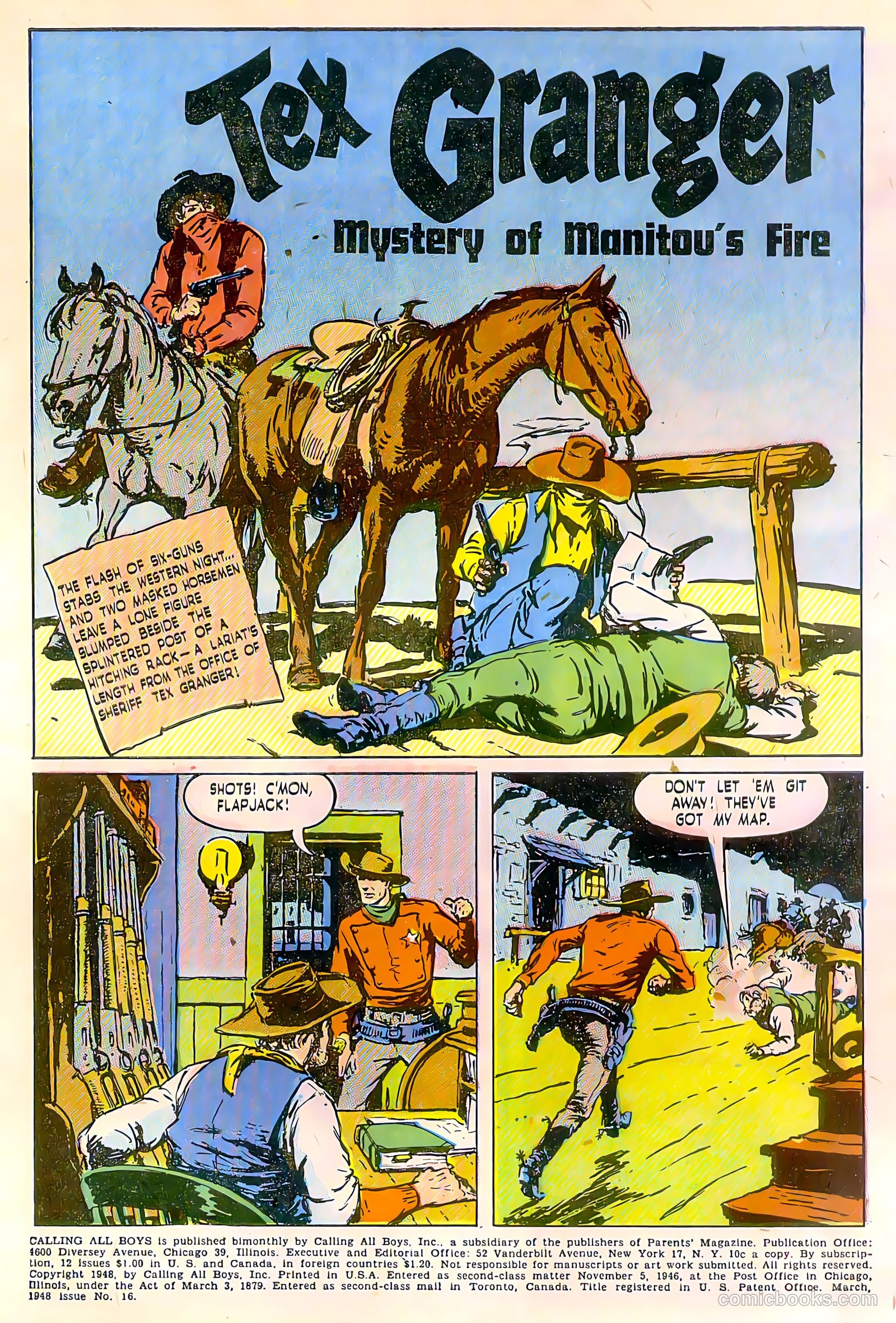 Calling All Boys #16 (1948) — page 3 of 36