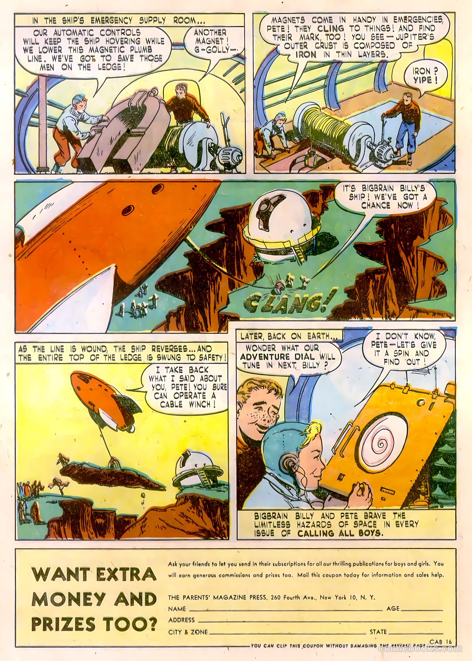 Calling All Boys #16 (1948) — page 16 of 36