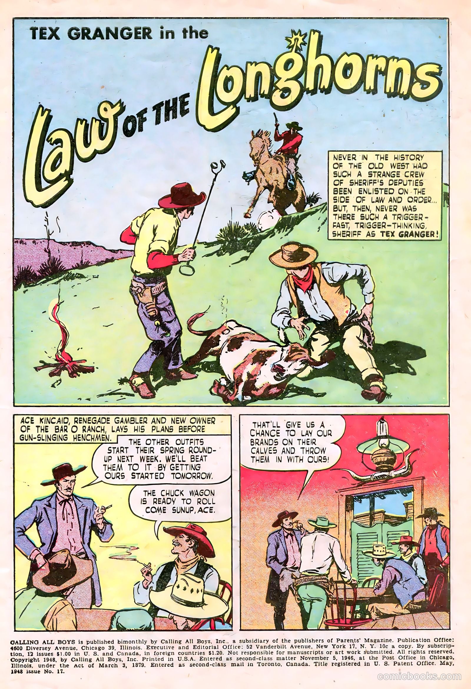 Calling All Boys #17 (1948) — page 3 of 36