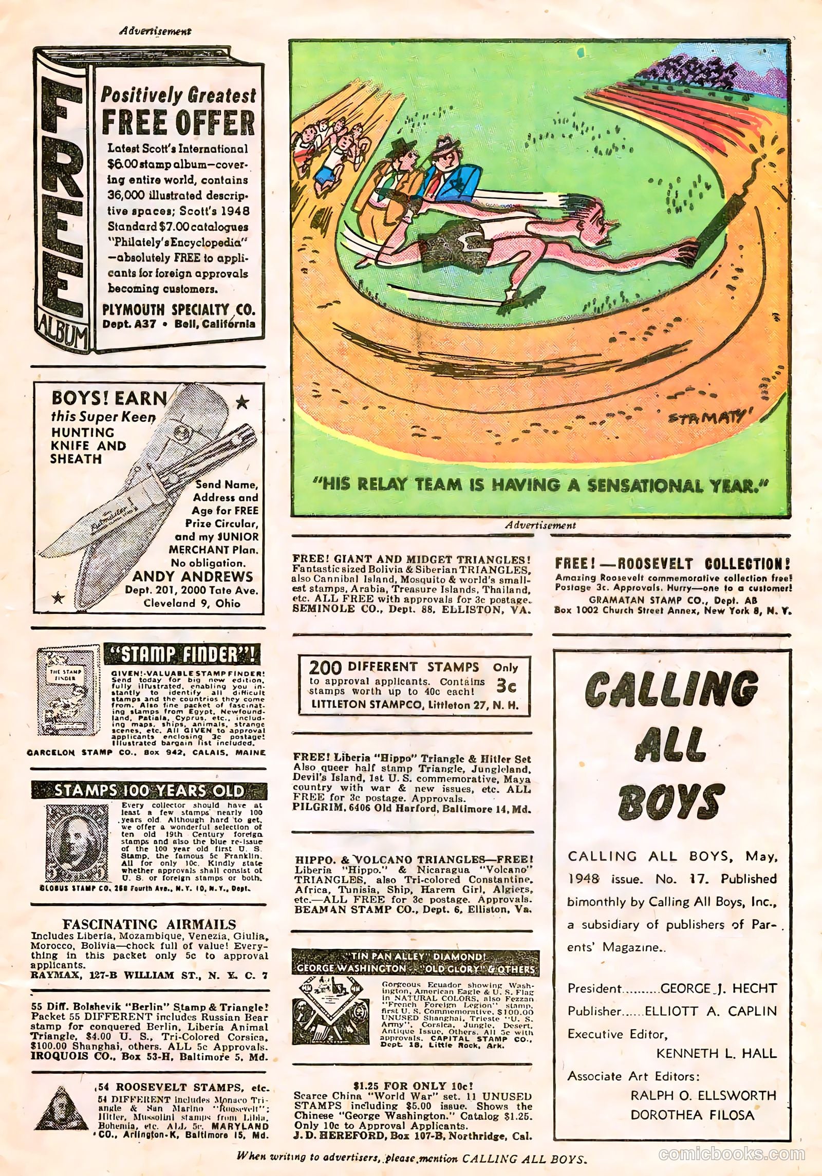 Calling All Boys #17 (1948) — page 33 of 36