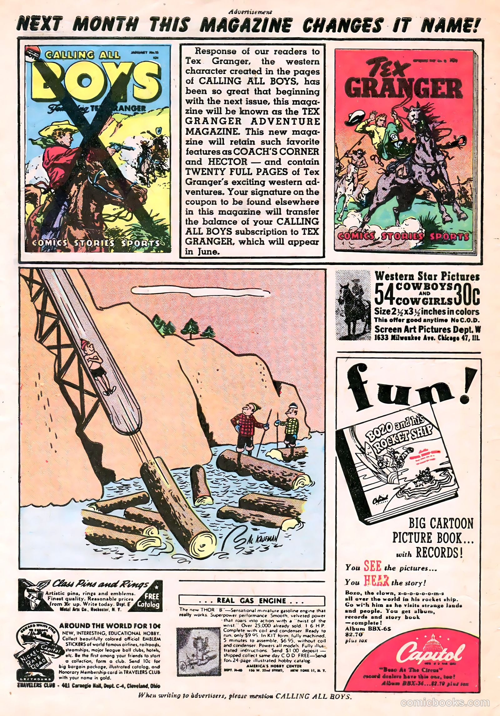 Calling All Boys #17 (1948) — page 34 of 36