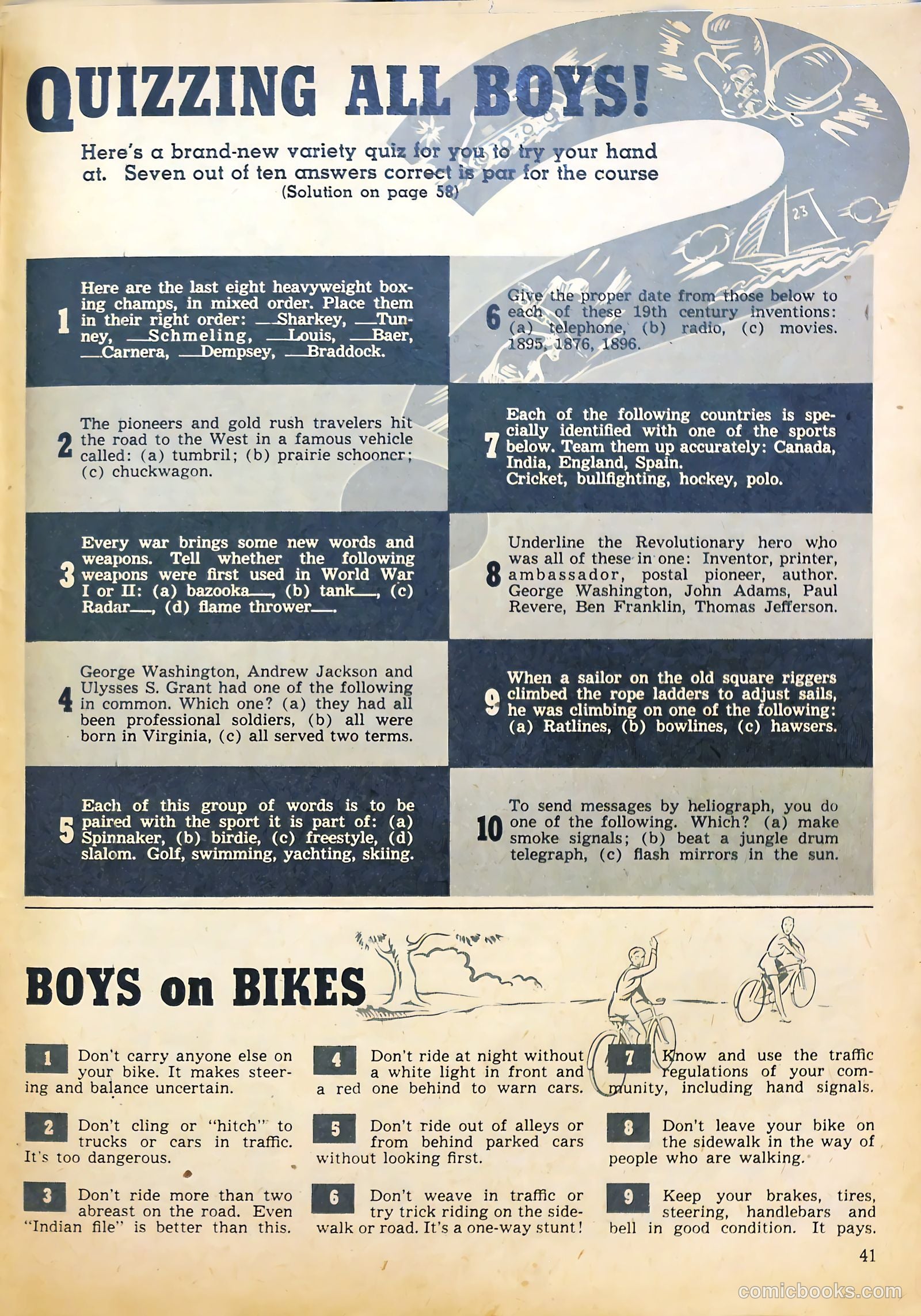 Calling All Boys #2 (1946) — page 41 of 60