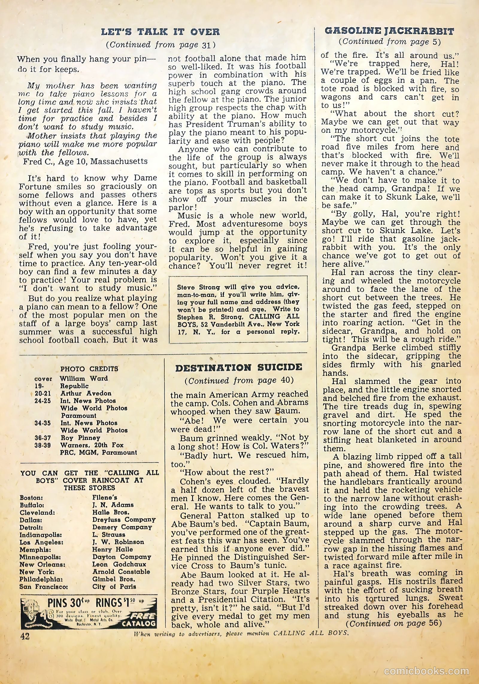 Calling All Boys #2 (1946) — page 42 of 60