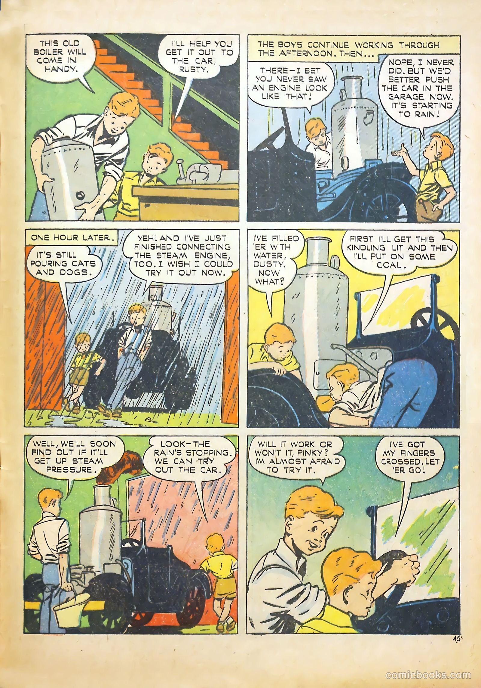 Calling All Boys #2 (1946) — page 45 of 60