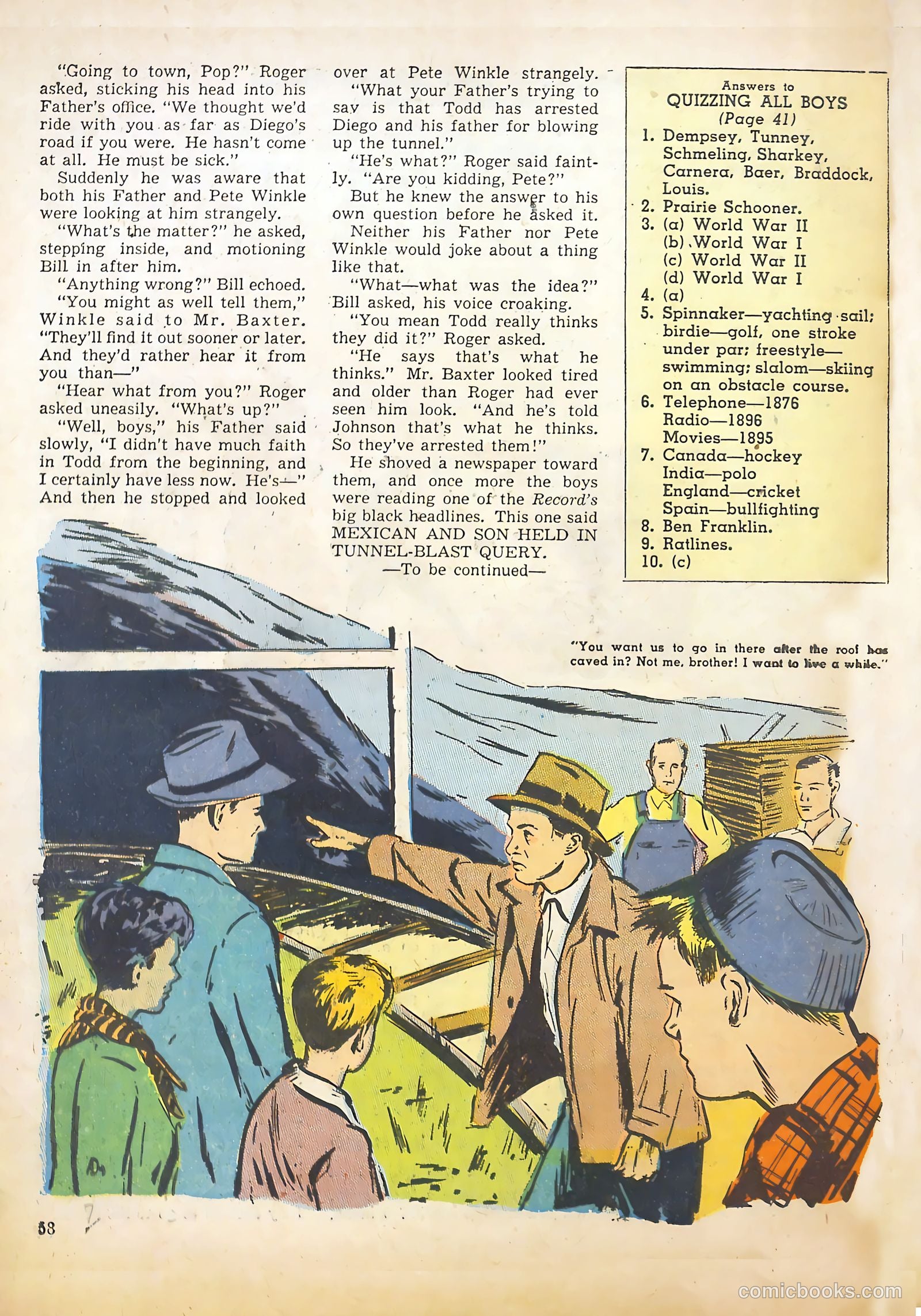 Calling All Boys #2 (1946) — page 58 of 60