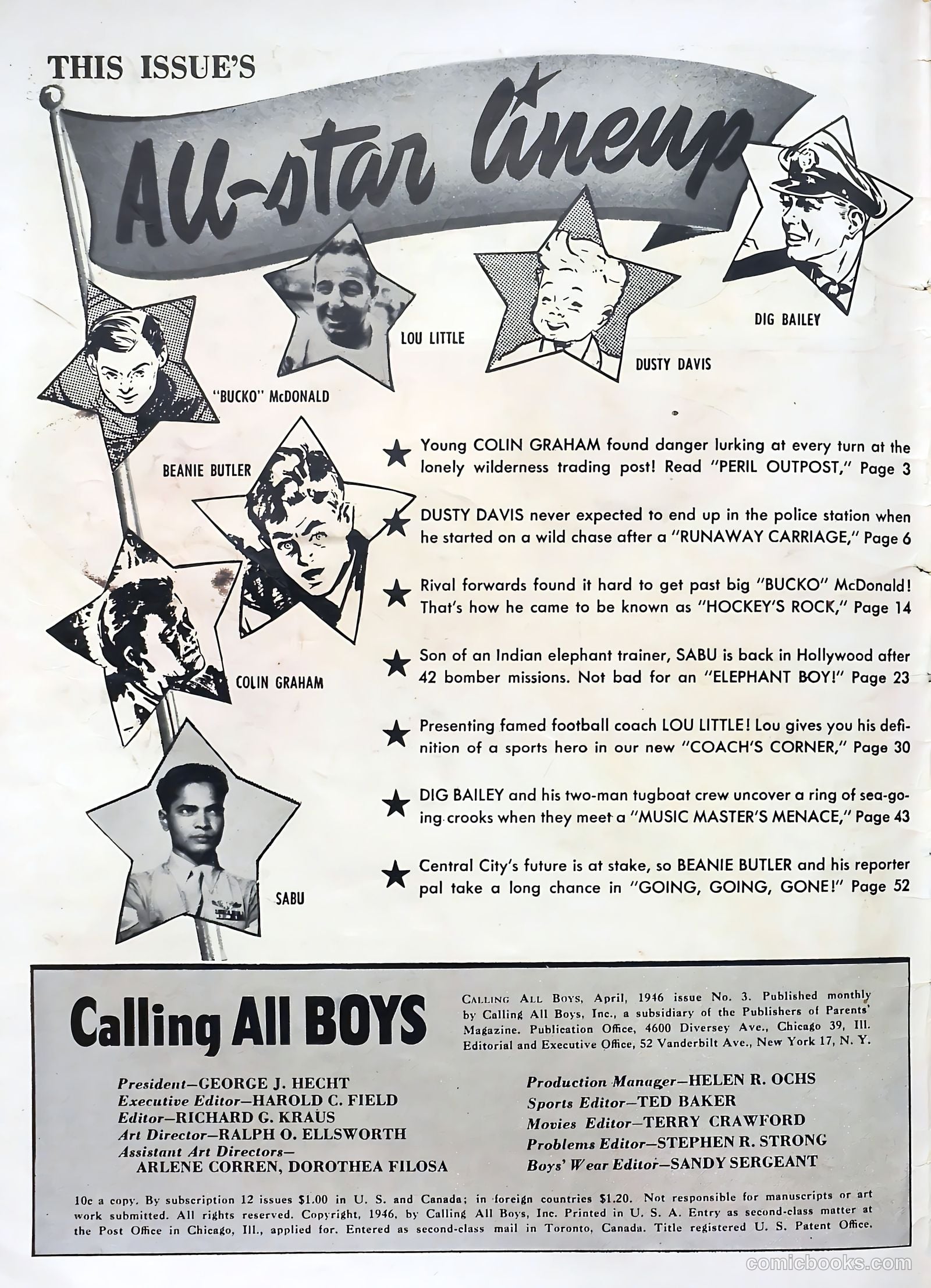 Calling All Boys #3 (1946) — page 2 of 60