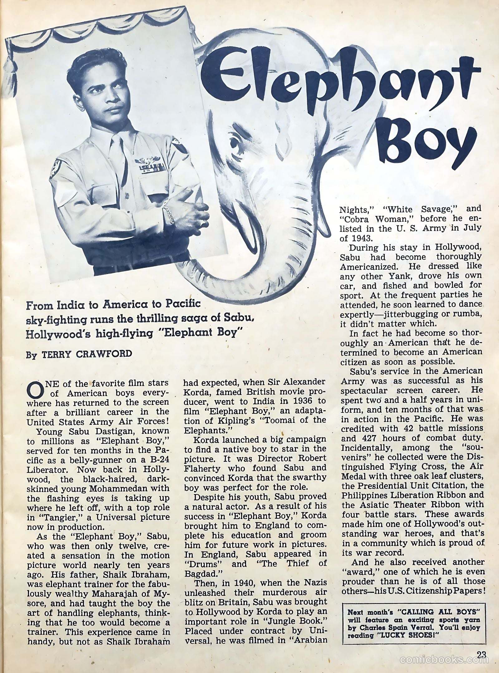 Calling All Boys #3 (1946) — page 23 of 60