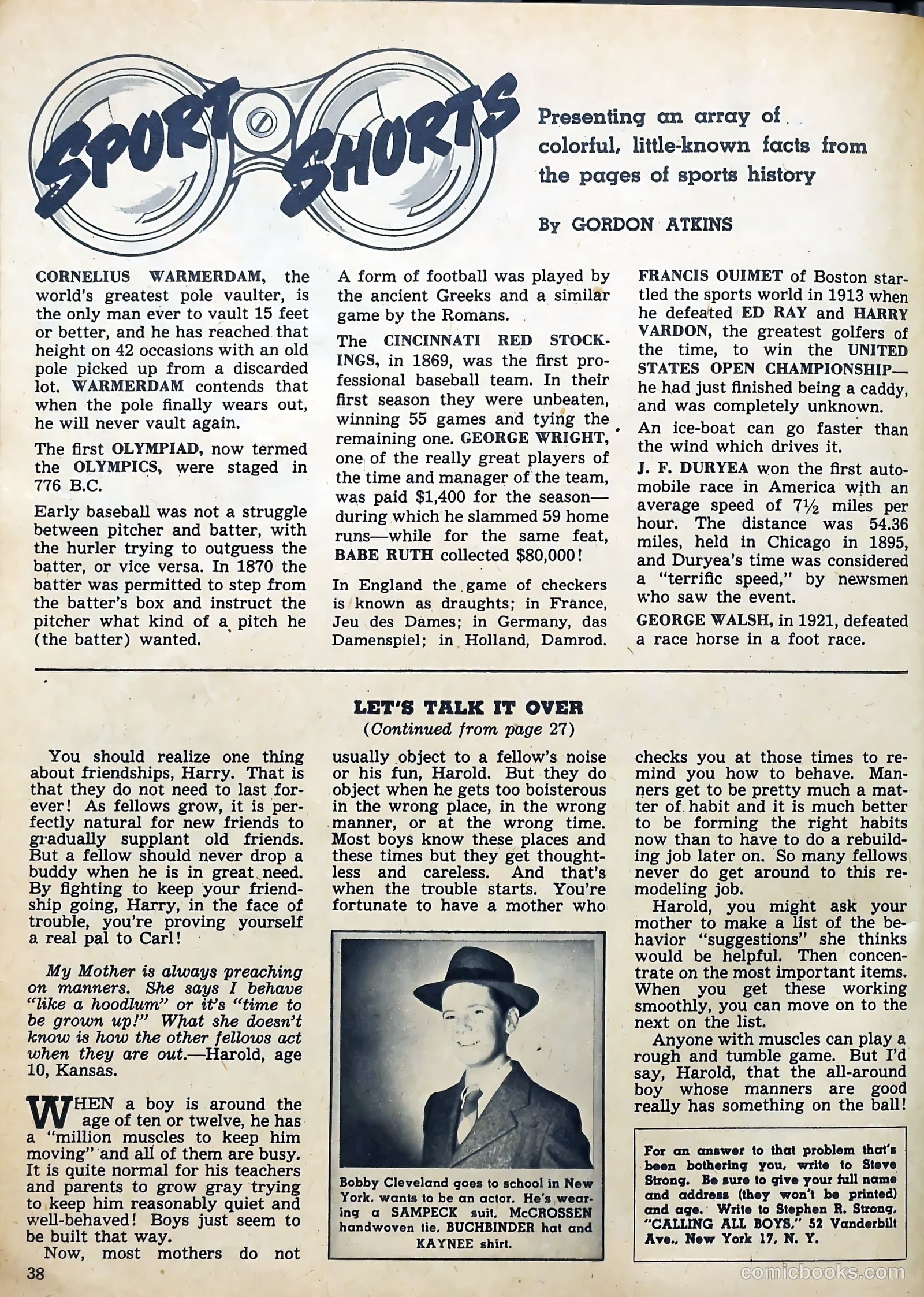 Calling All Boys #3 (1946) — page 38 of 60