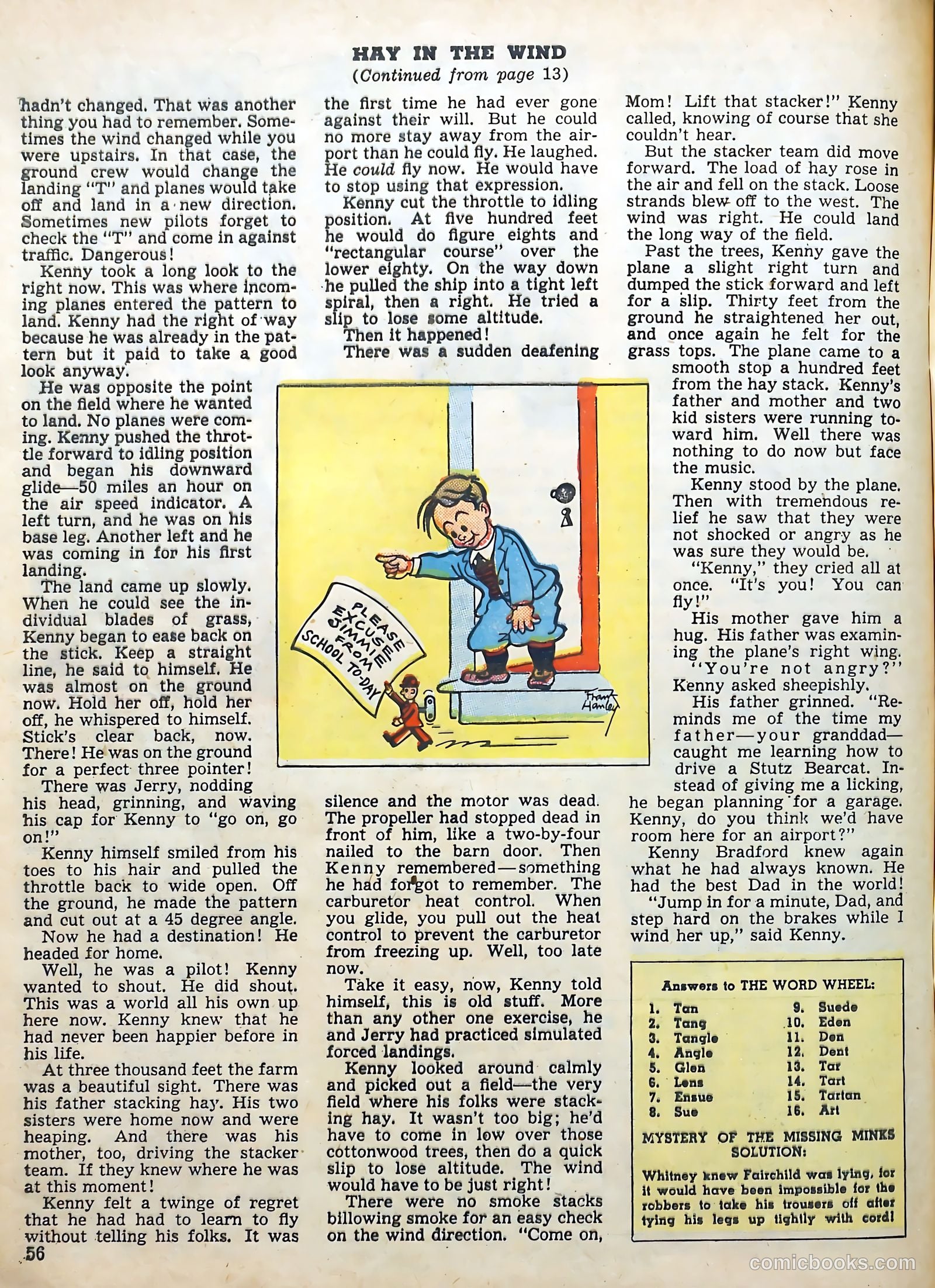 Calling All Boys #3 (1946) — page 56 of 60