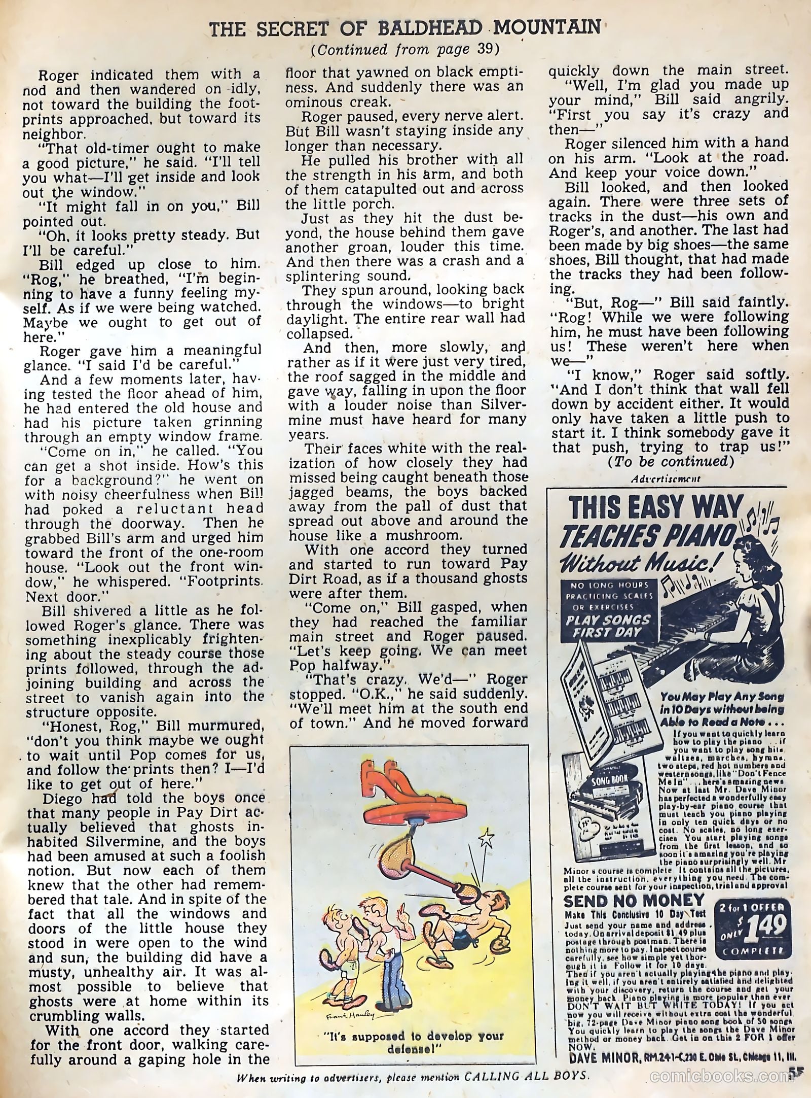 Calling All Boys #3 (1946) — page 57 of 60