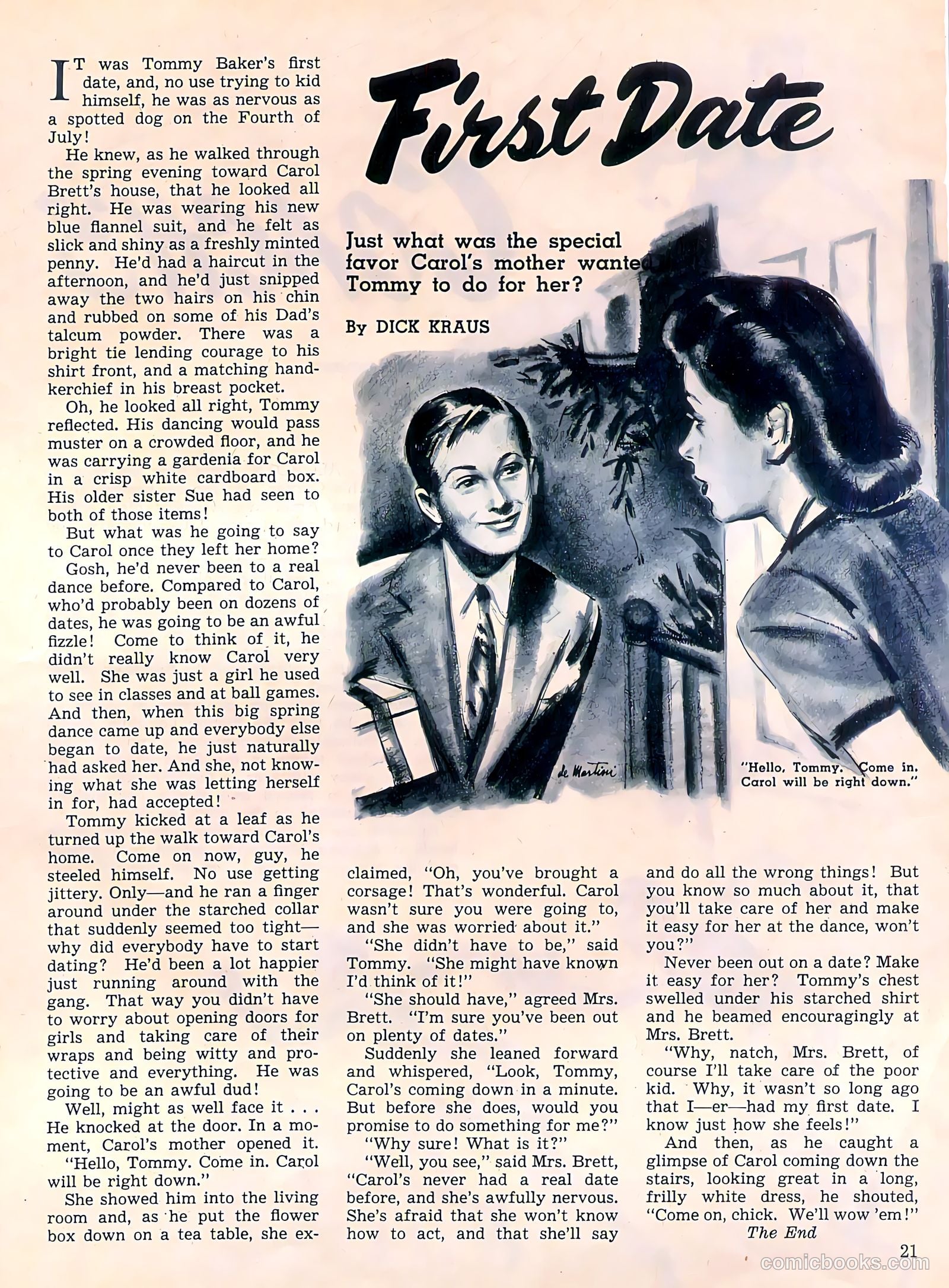 Calling All Boys #4 (1946) — page 21 of 60