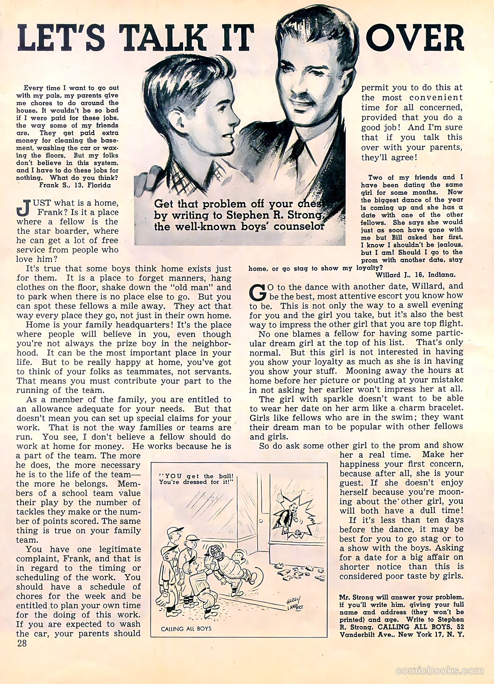 Calling All Boys #4 (1946) — page 28 of 60