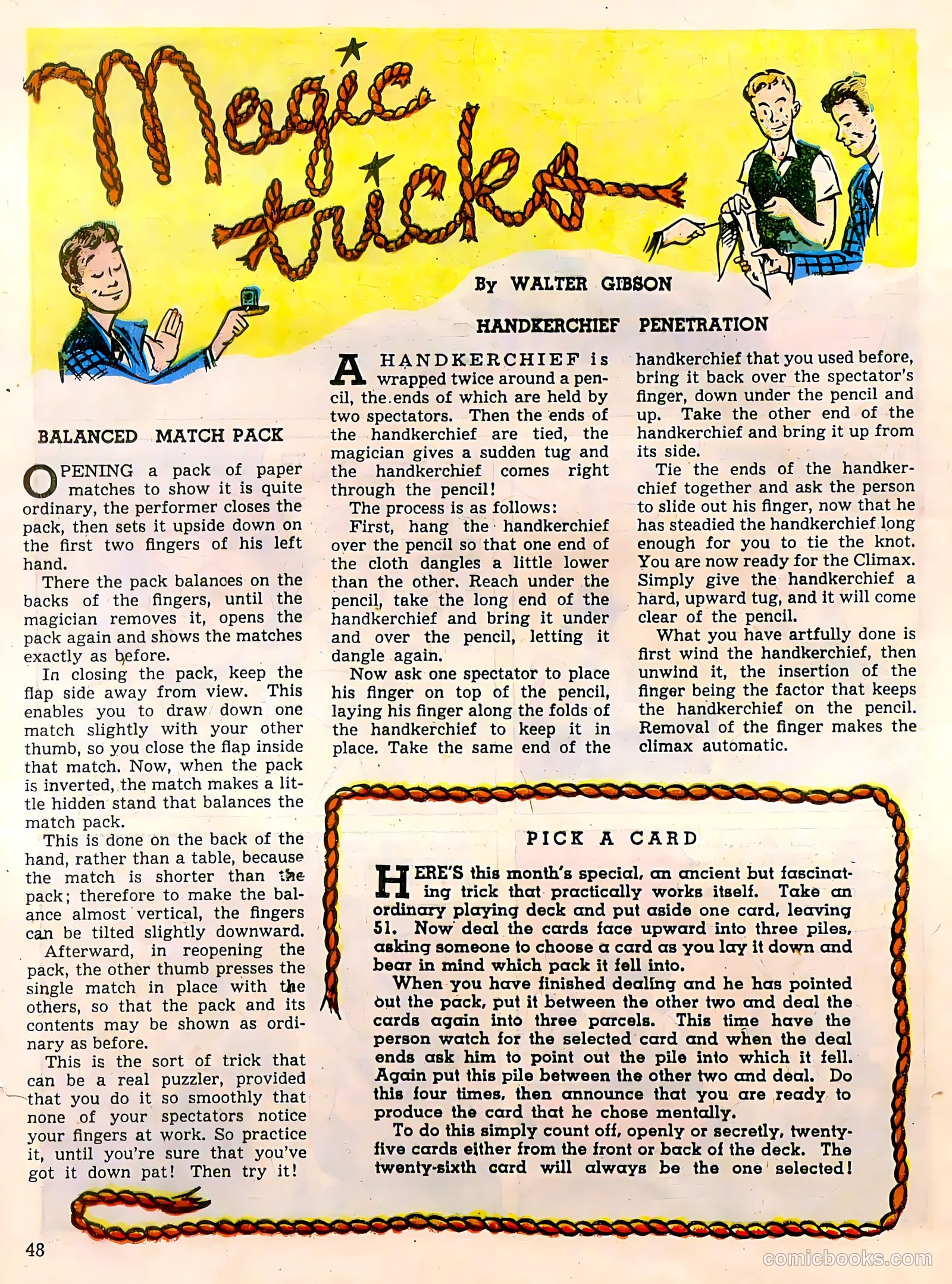 Calling All Boys #4 (1946) — page 48 of 60
