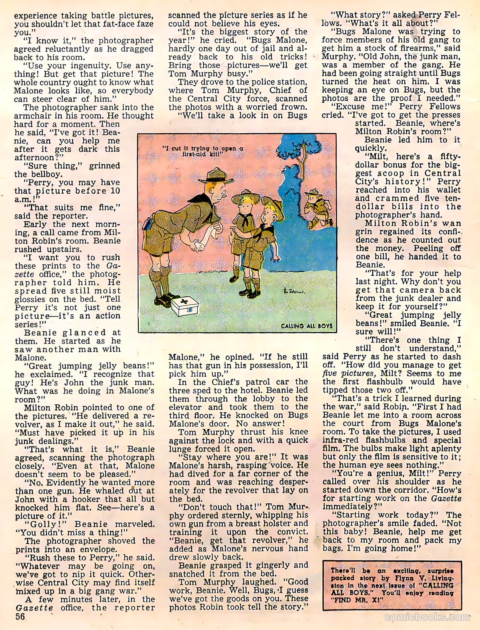 Calling All Boys #4 (1946) — page 56 of 60