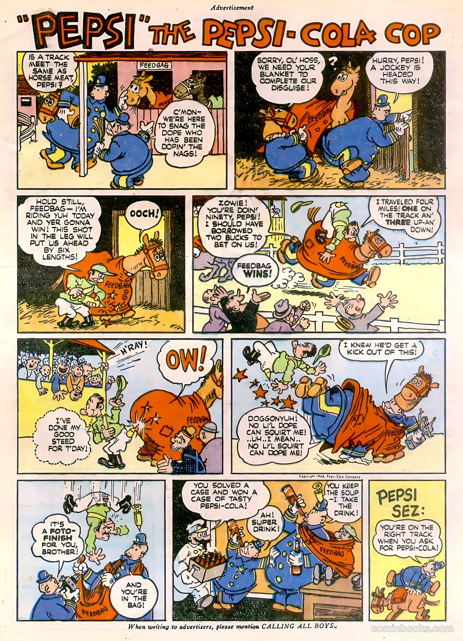 Calling All Boys #4 (1946) — page 57 of 60