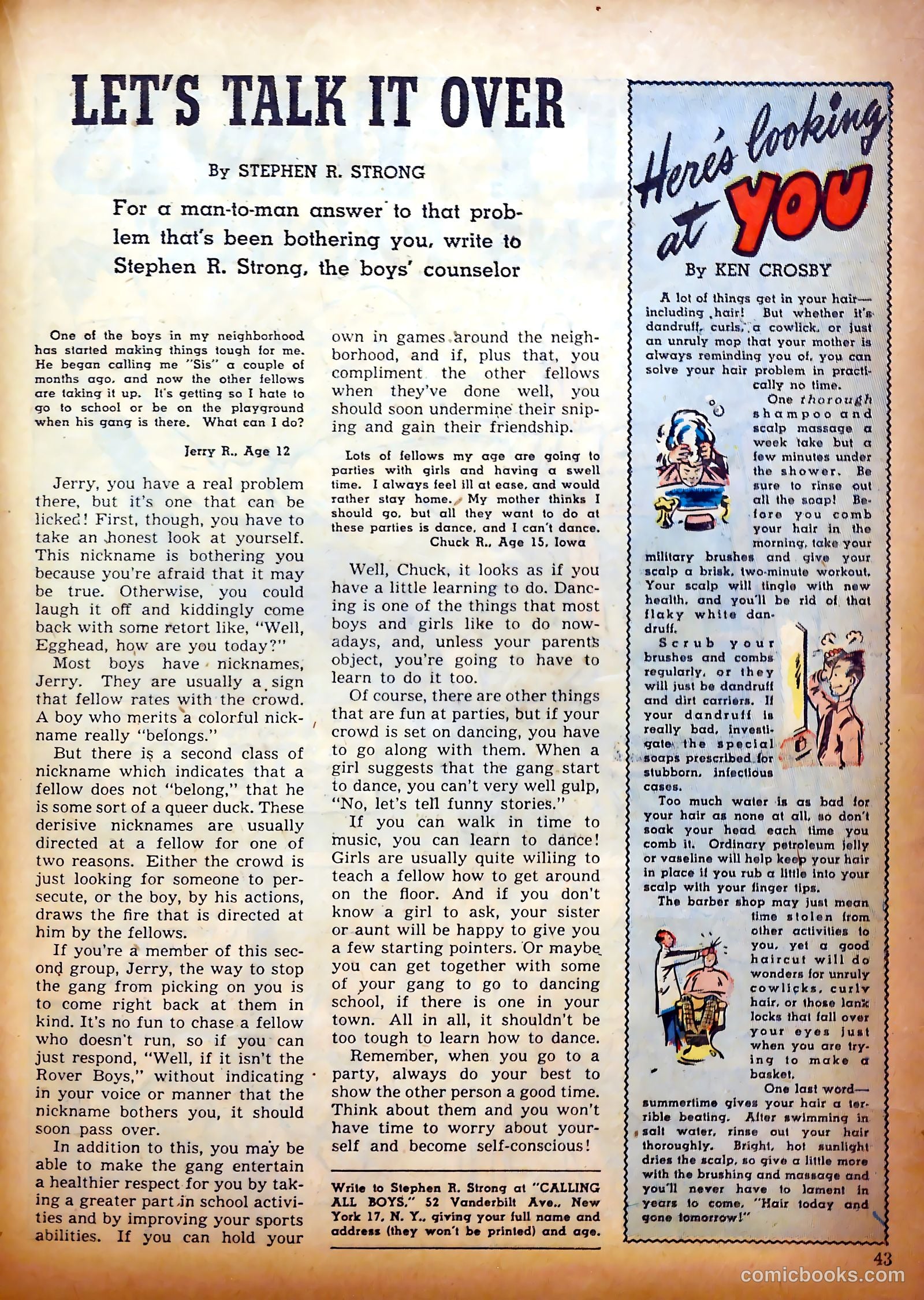 Calling All Boys #5 (1946) — page 39 of 57