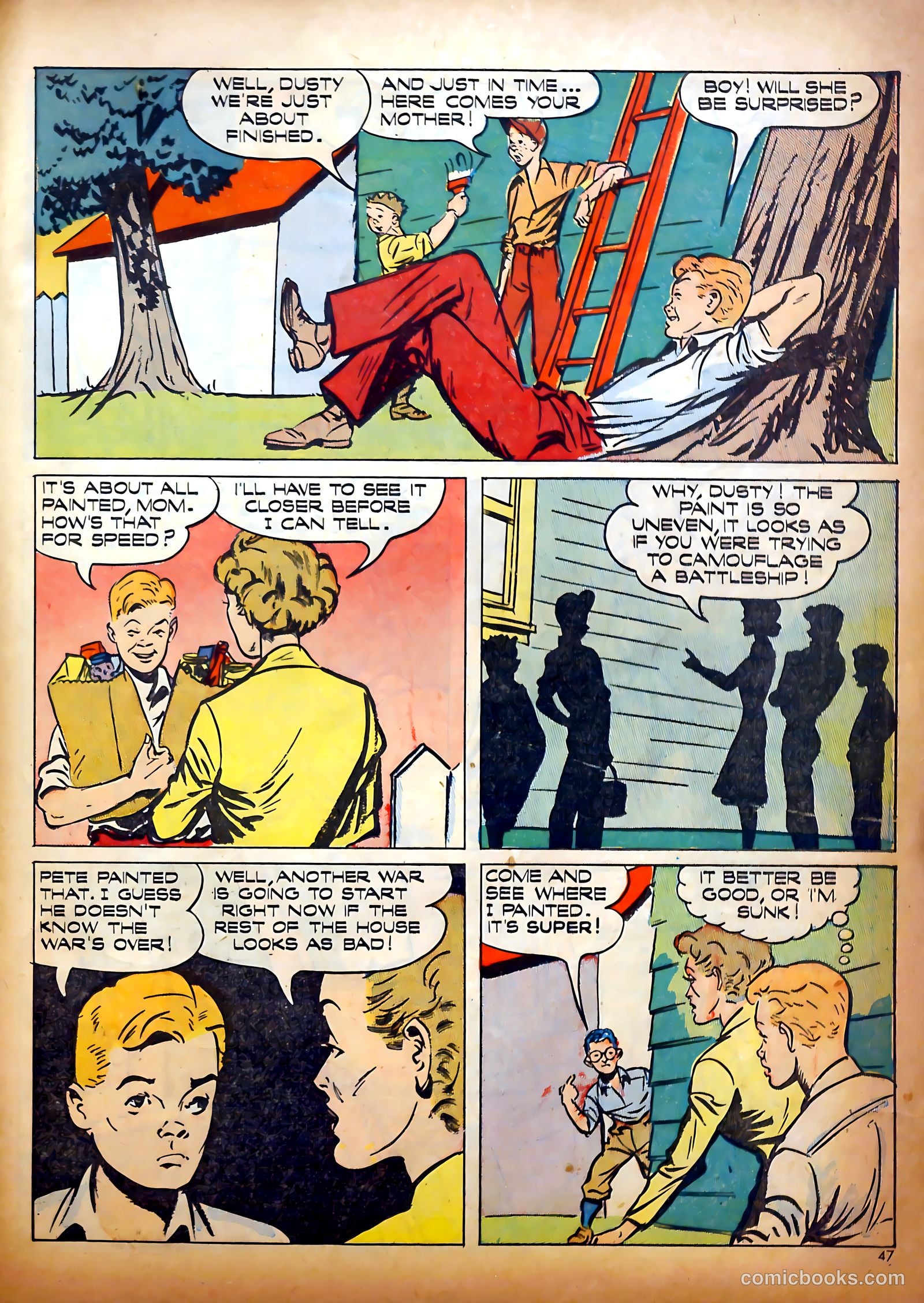 Calling All Boys #5 (1946) — page 43 of 57