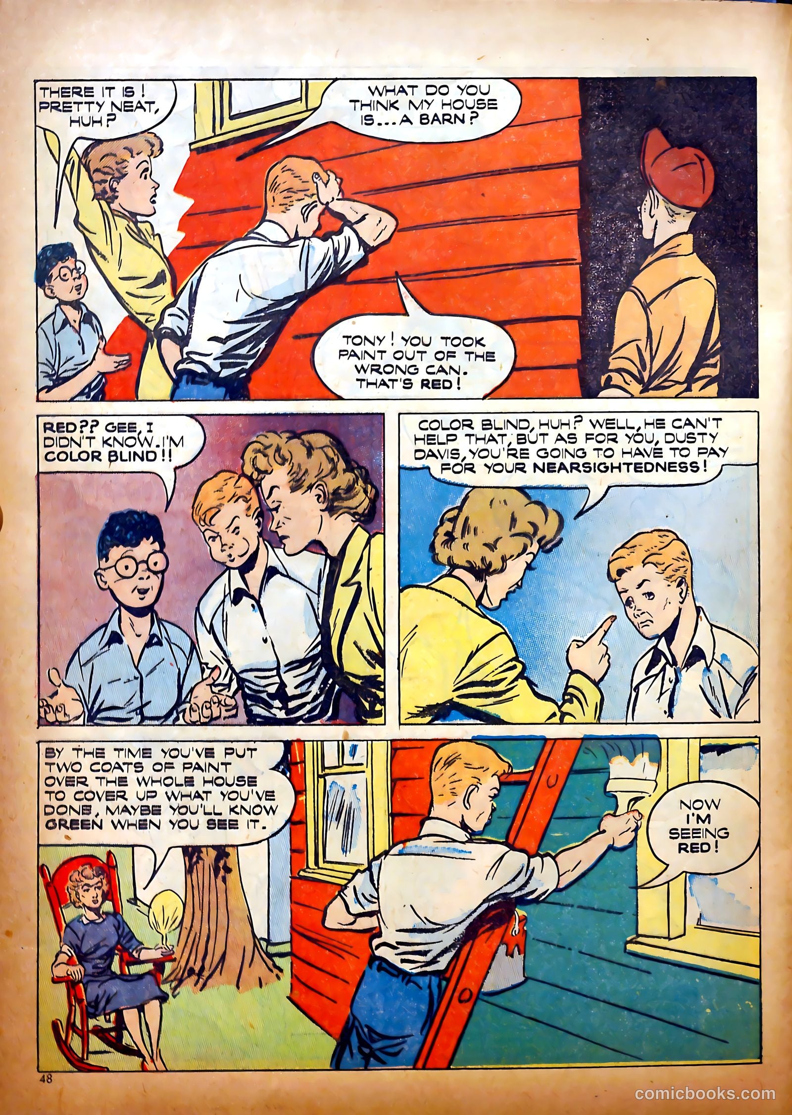 Calling All Boys #5 (1946) — page 44 of 57