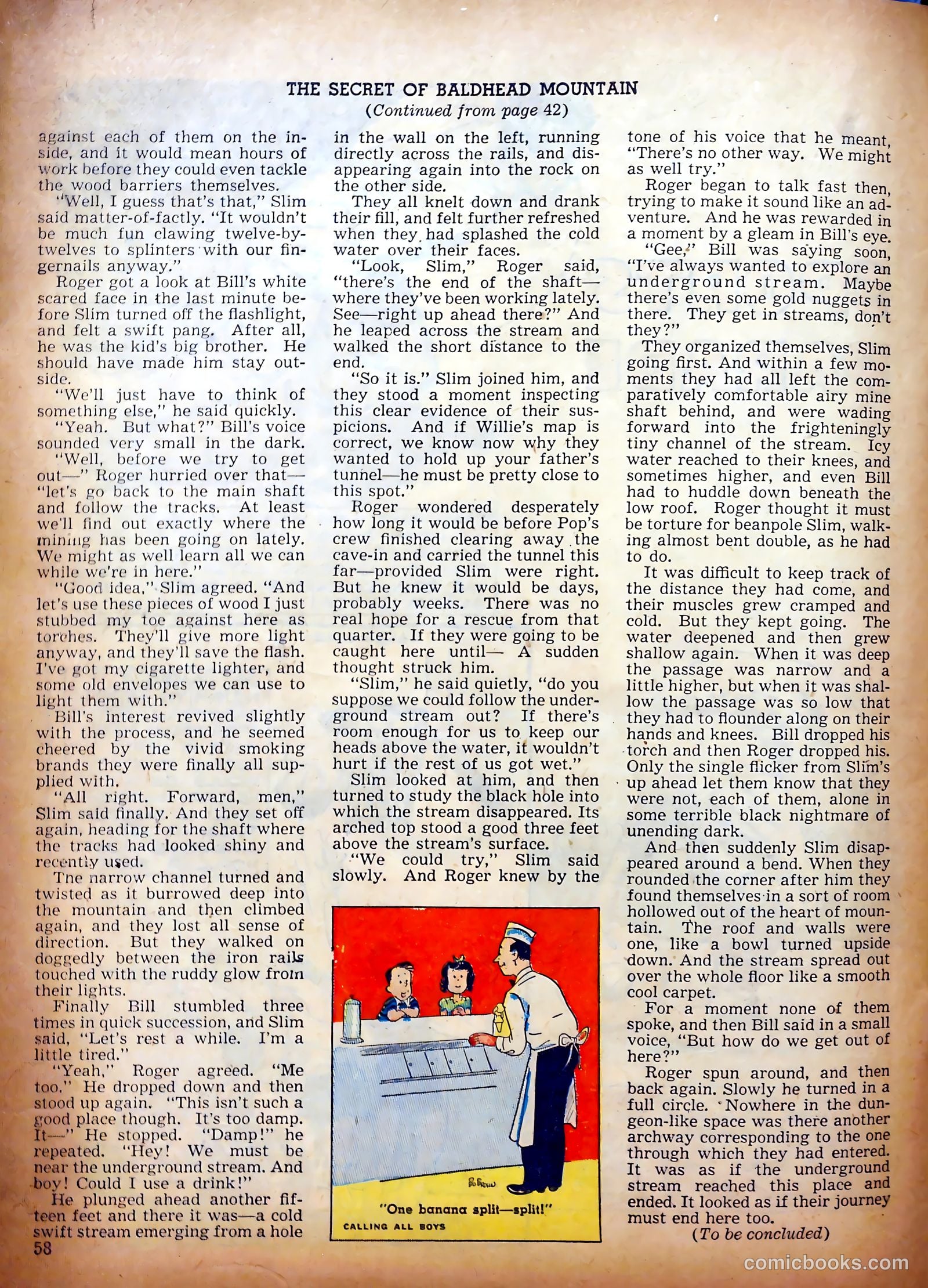 Calling All Boys #5 (1946) — page 54 of 57